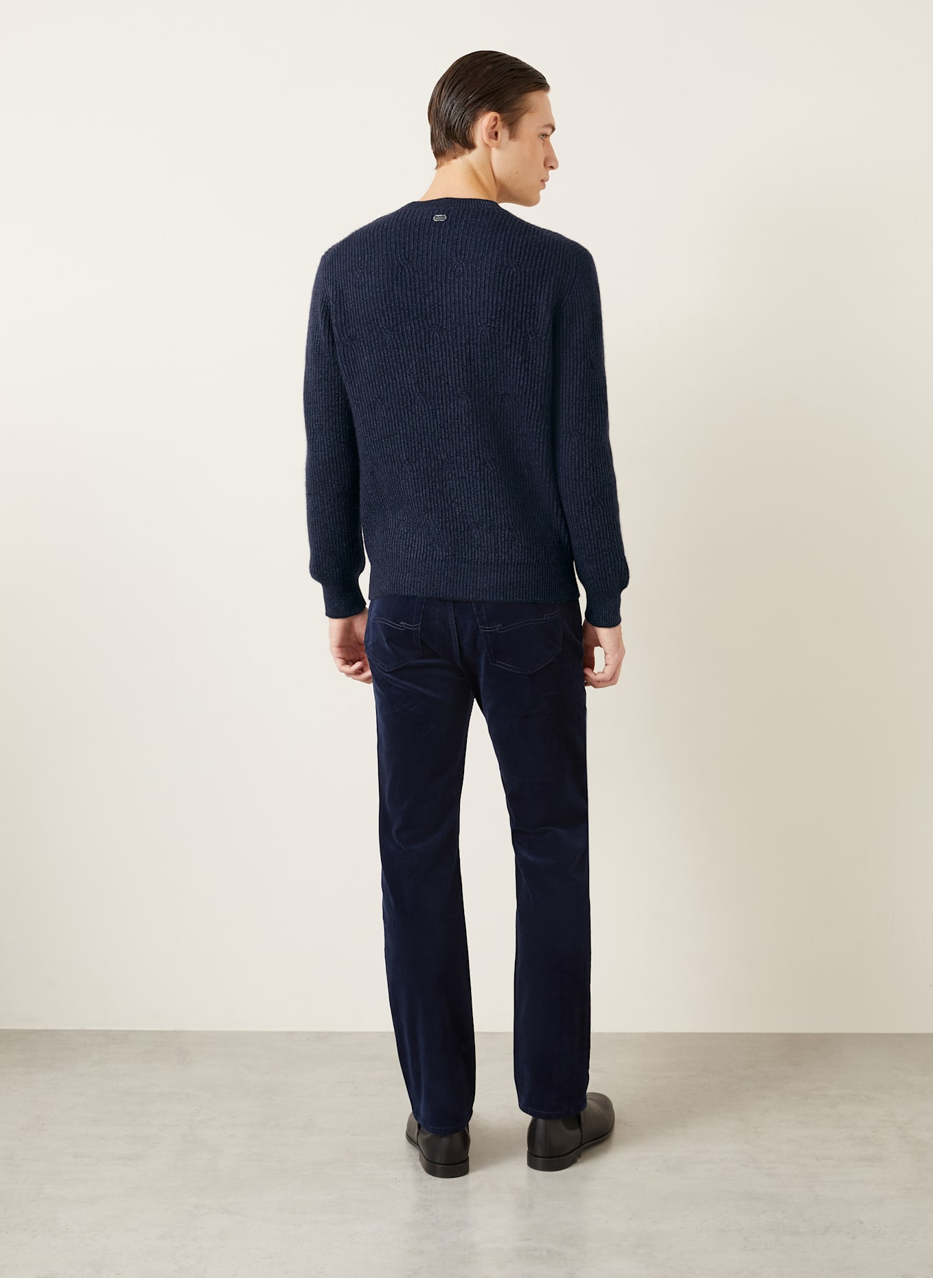 AGNONA Pullover mit Cashmere: DUNKELBLAU