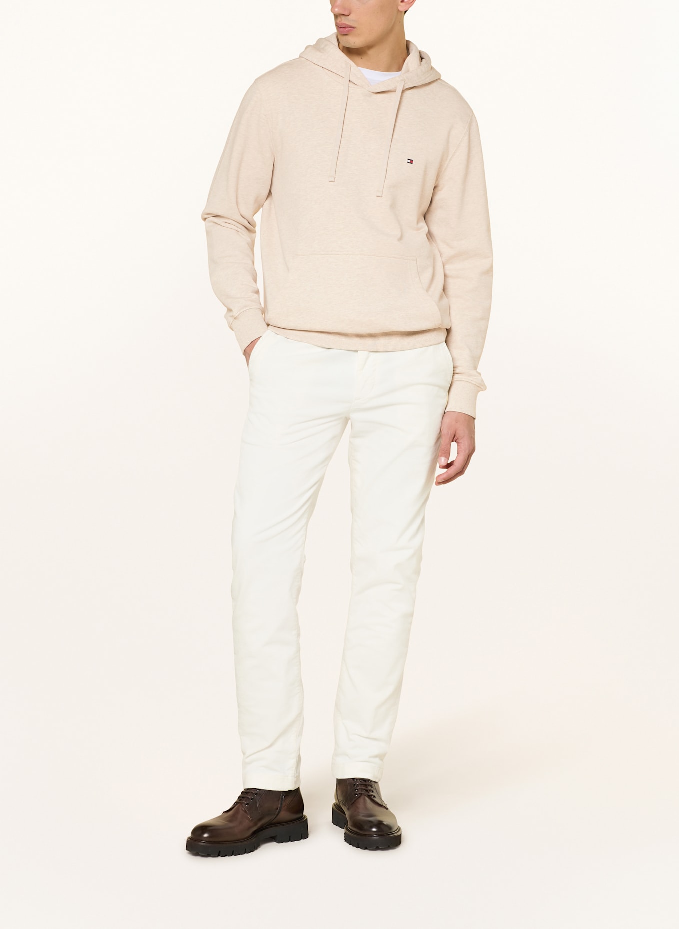 TOMMY HILFIGER Hoodie: ECRU