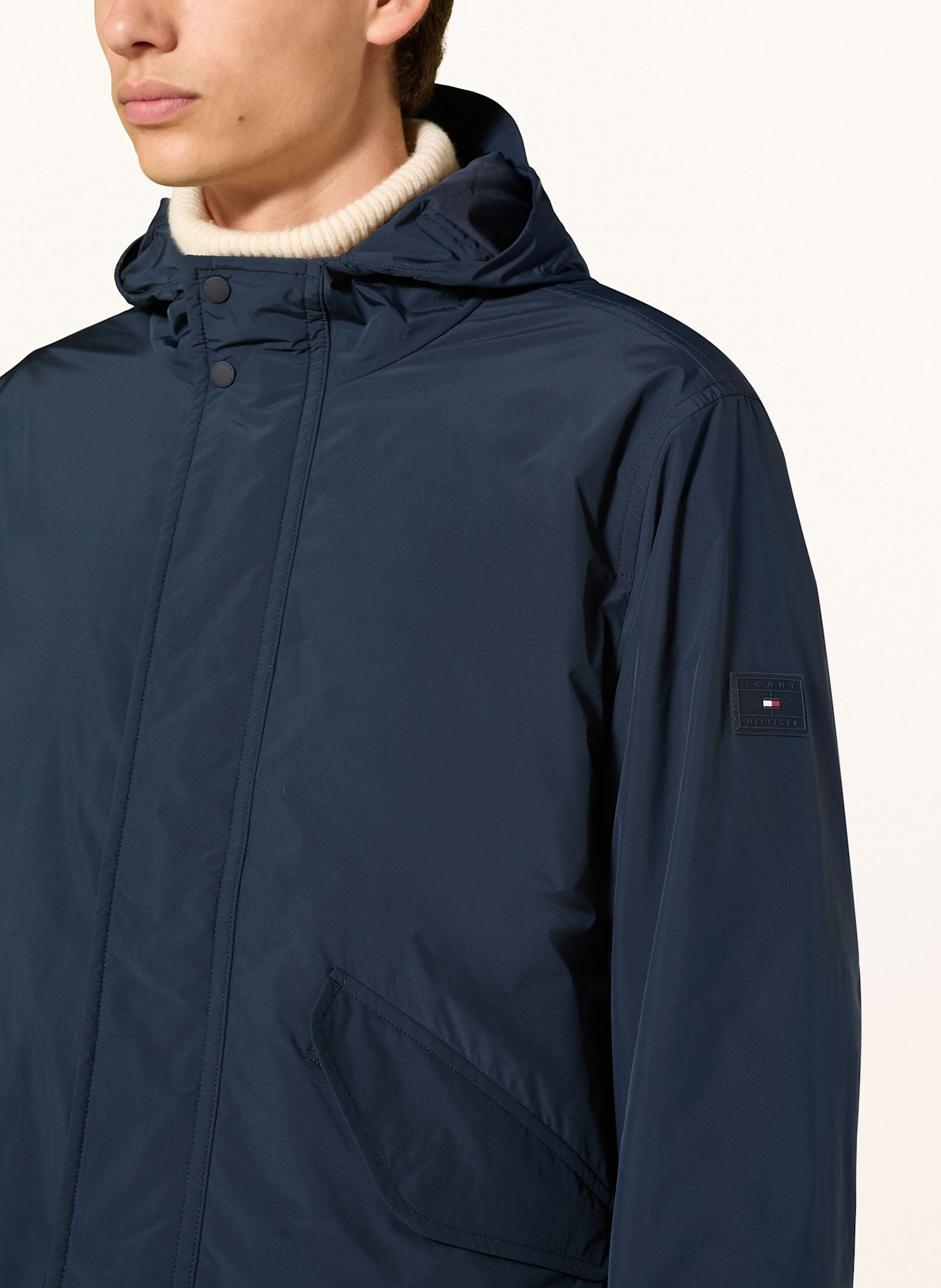 TOMMY HILFIGER Jacke: DUNKELBLAU