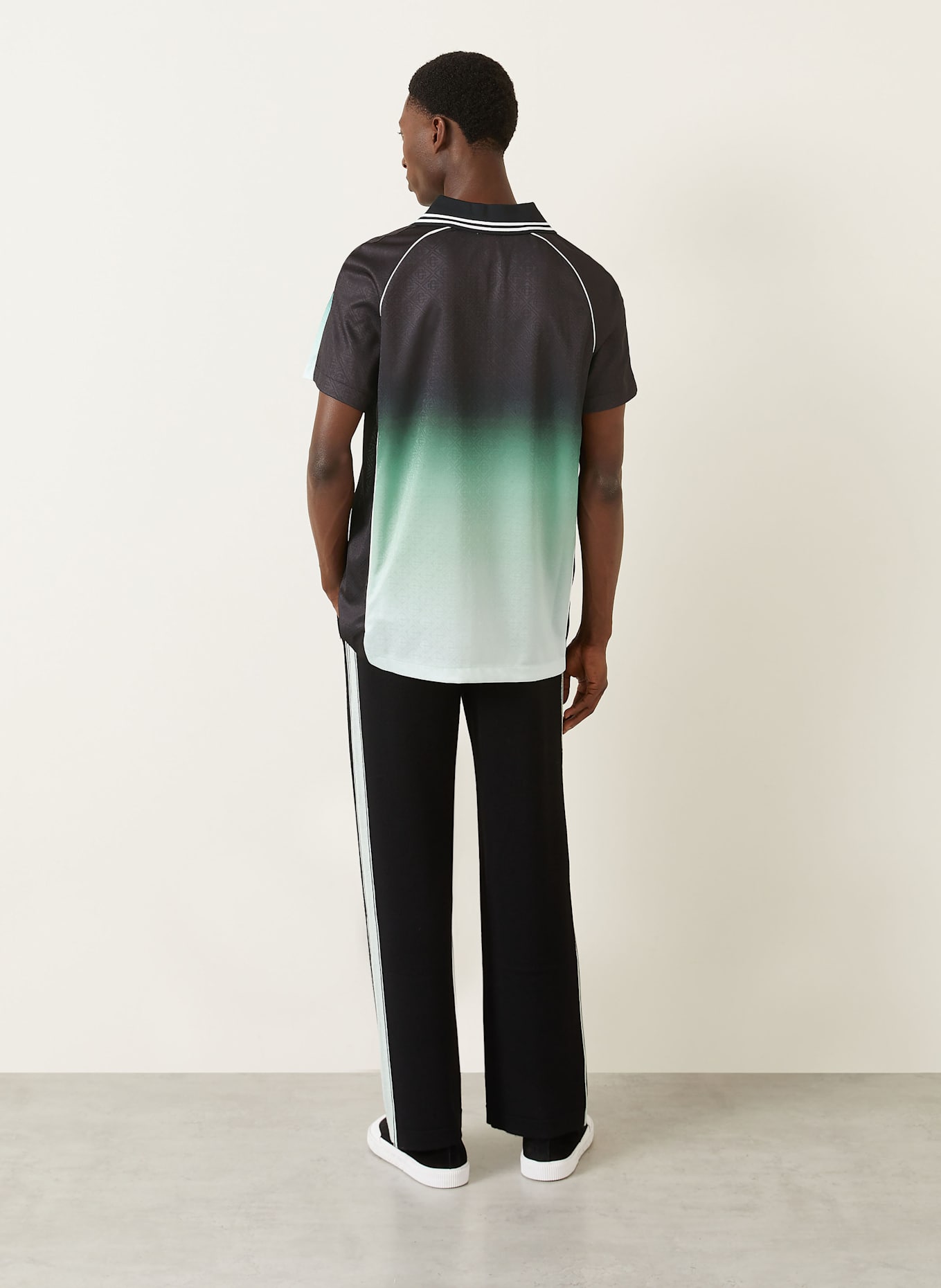 Casablanca T-Shirt: SCHWARZ / MINT / WEISS