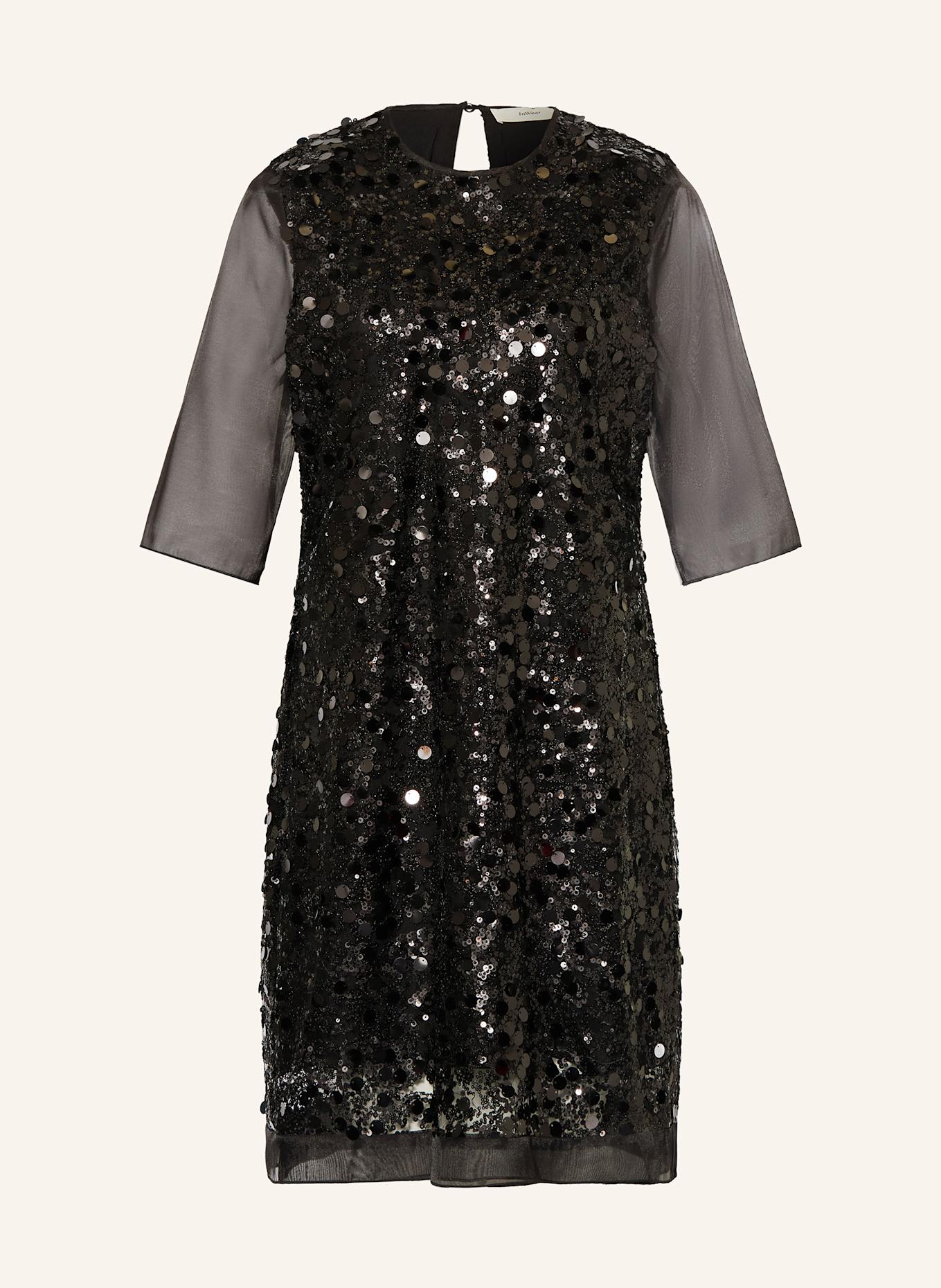 InWear Cocktailkleid DAVINAIW mit Pailletten: SCHWARZ
