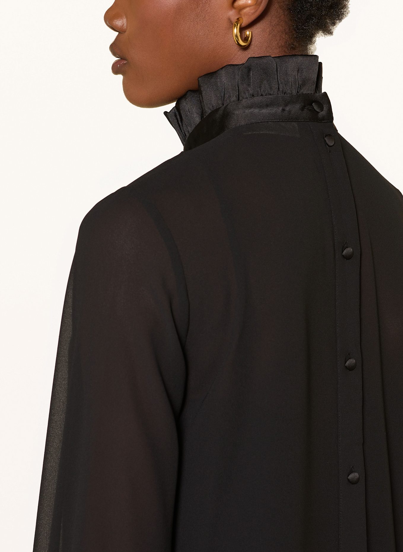 InWear Kleid DARIAIW mit Rüschen: SCHWARZ