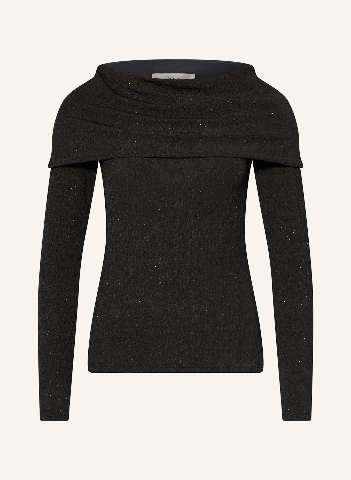 InWear Blusenshirt KRITHIW: SCHWARZ / SILBER