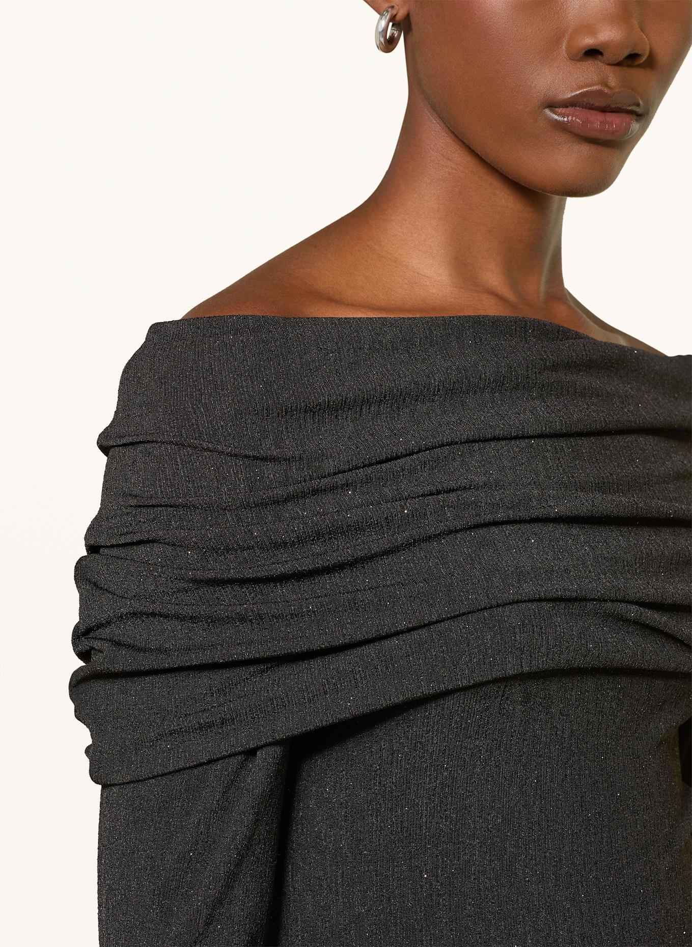 InWear Blusenshirt KRITHIW: SCHWARZ / SILBER