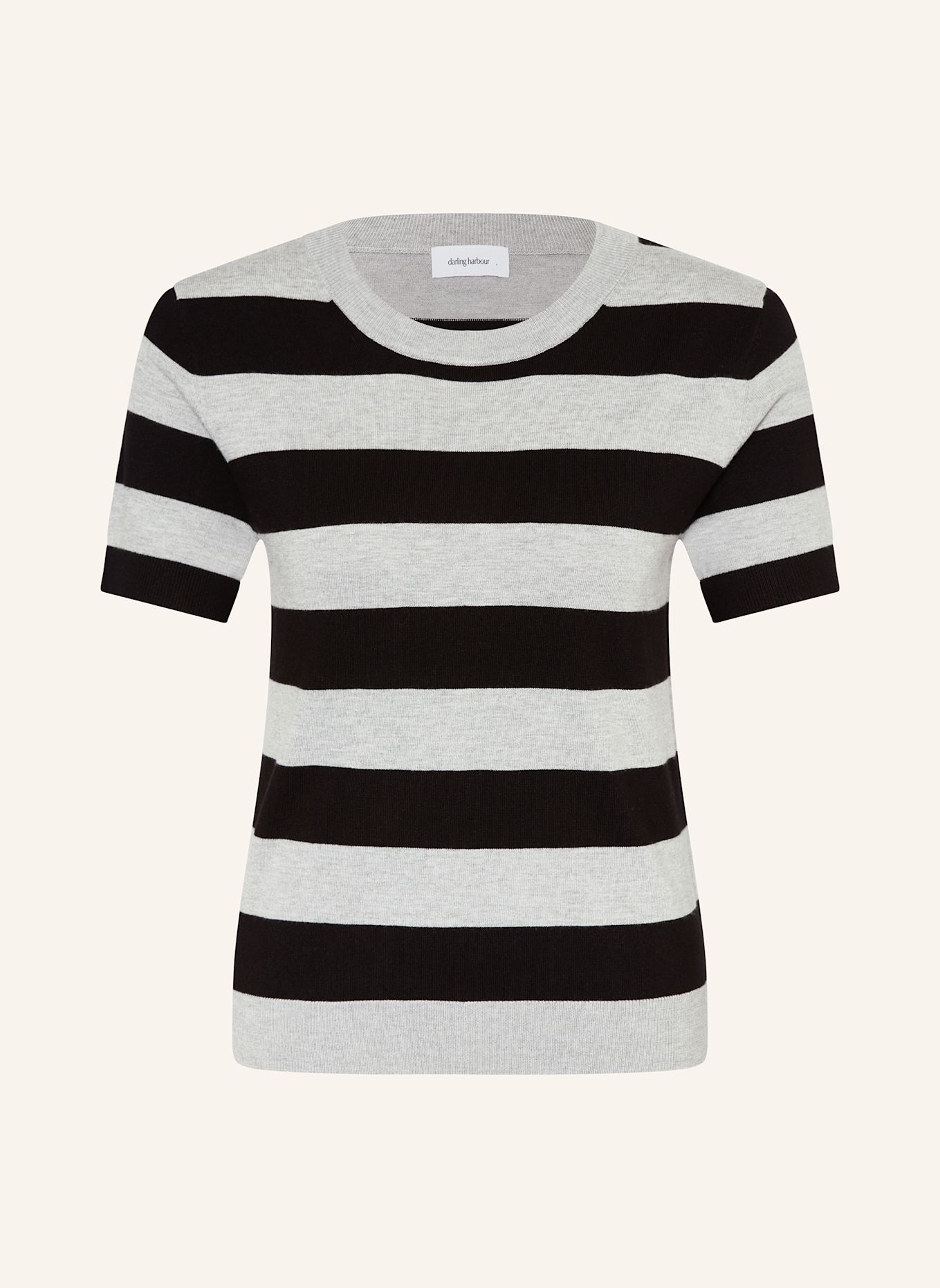 darling harbour Strickshirt: SCHWARZ / GRAU