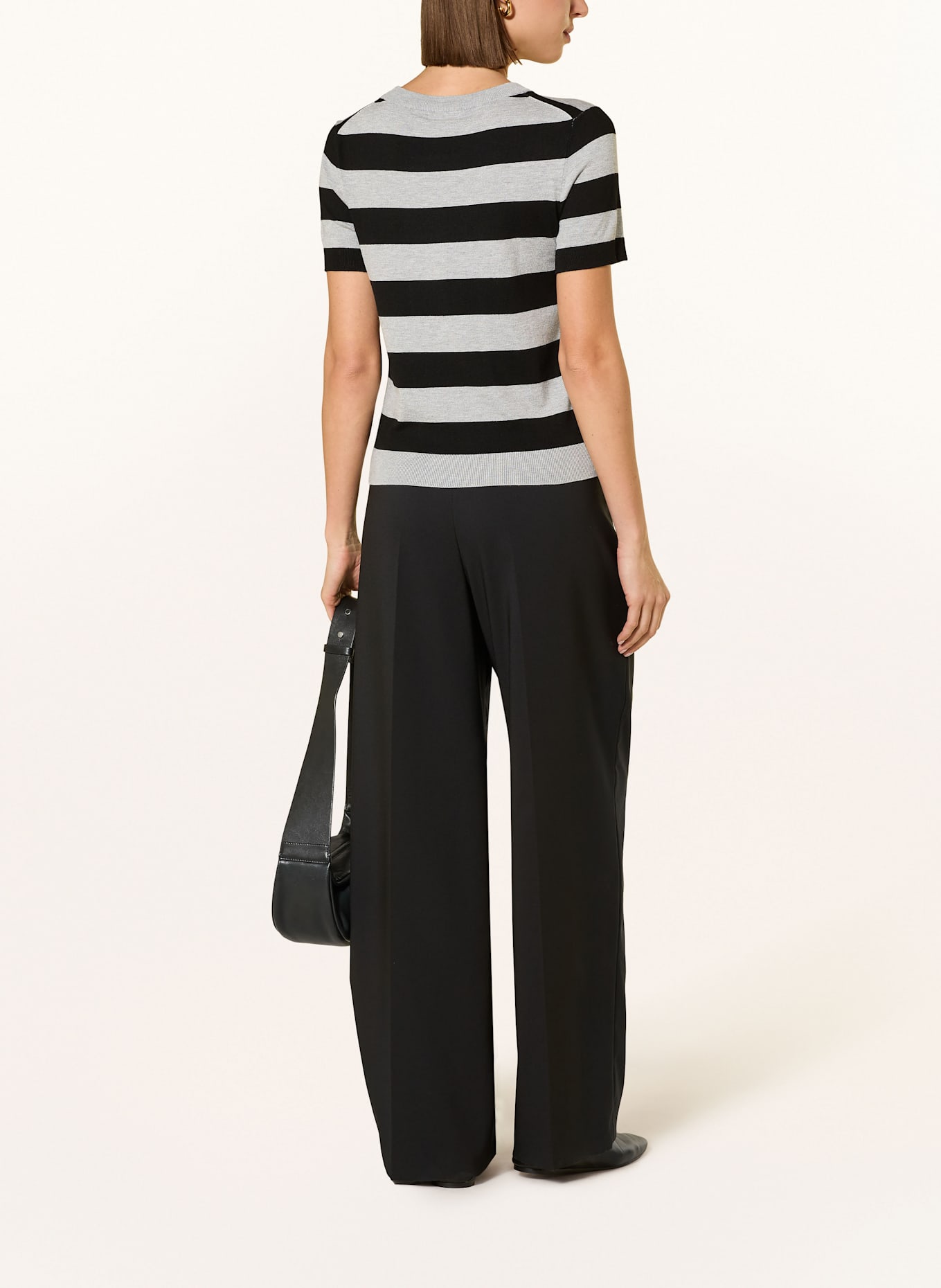 darling harbour Strickshirt: SCHWARZ / GRAU