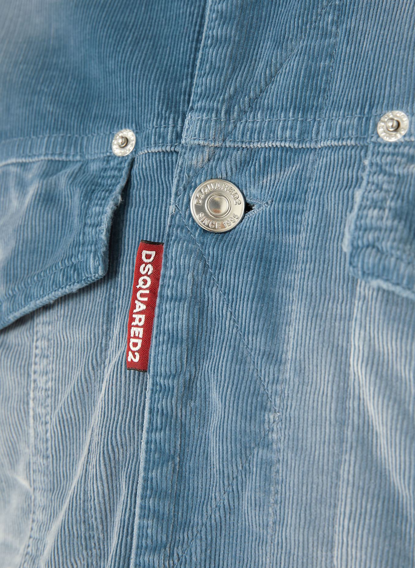 DSQUARED2 Kurtka sztruksowa: NIEBIESKI