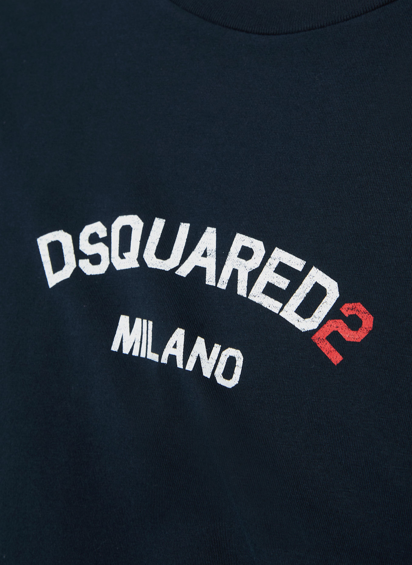DSQUARED2 T-shirt: GRANATOWY / BIAŁY