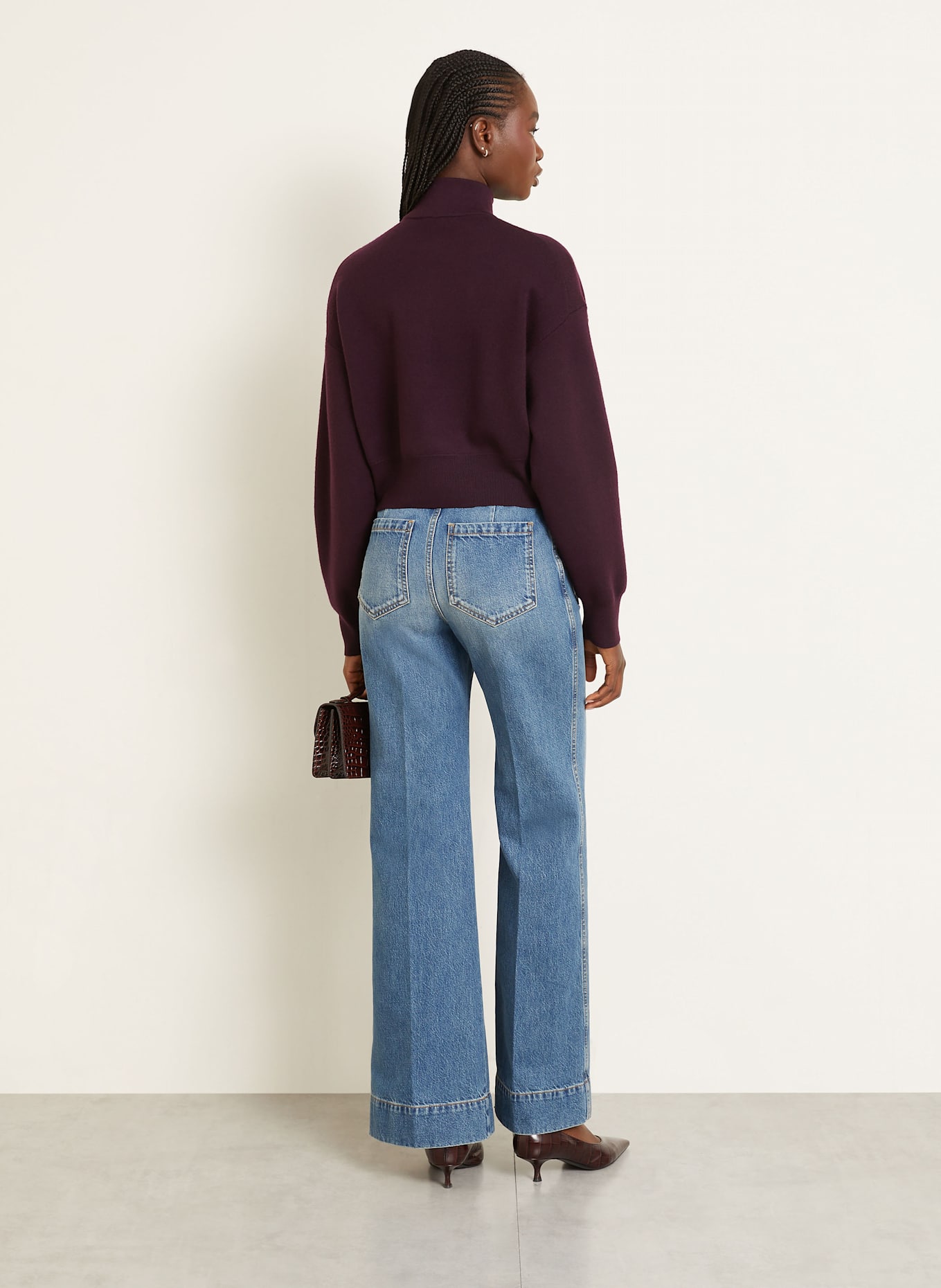 VICTORIA BECKHAM Troyer: ROUGE FONCÉ