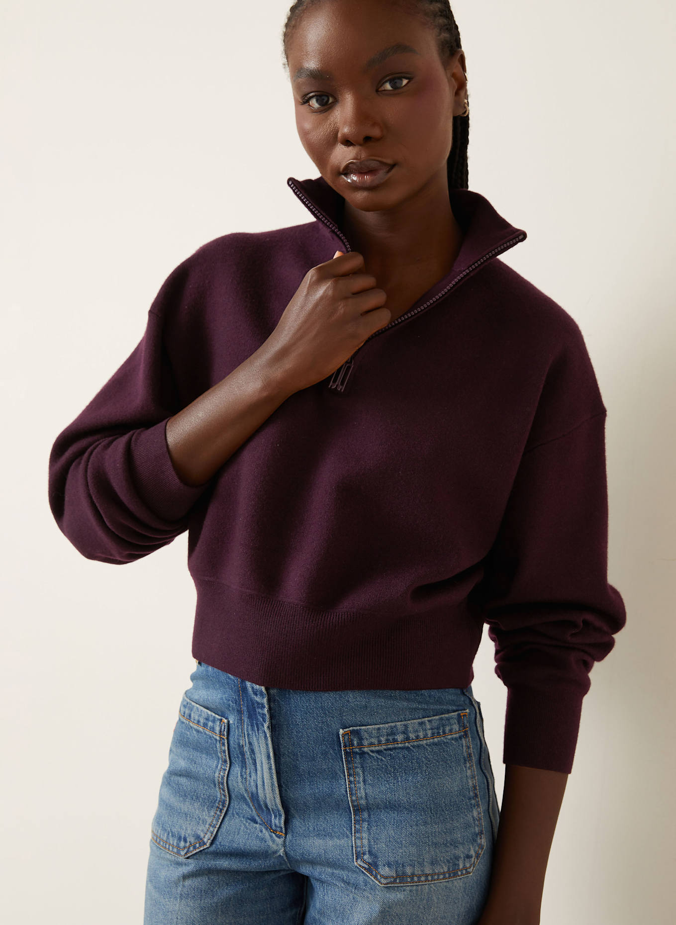 VICTORIA BECKHAM Troyer: ROUGE FONCÉ