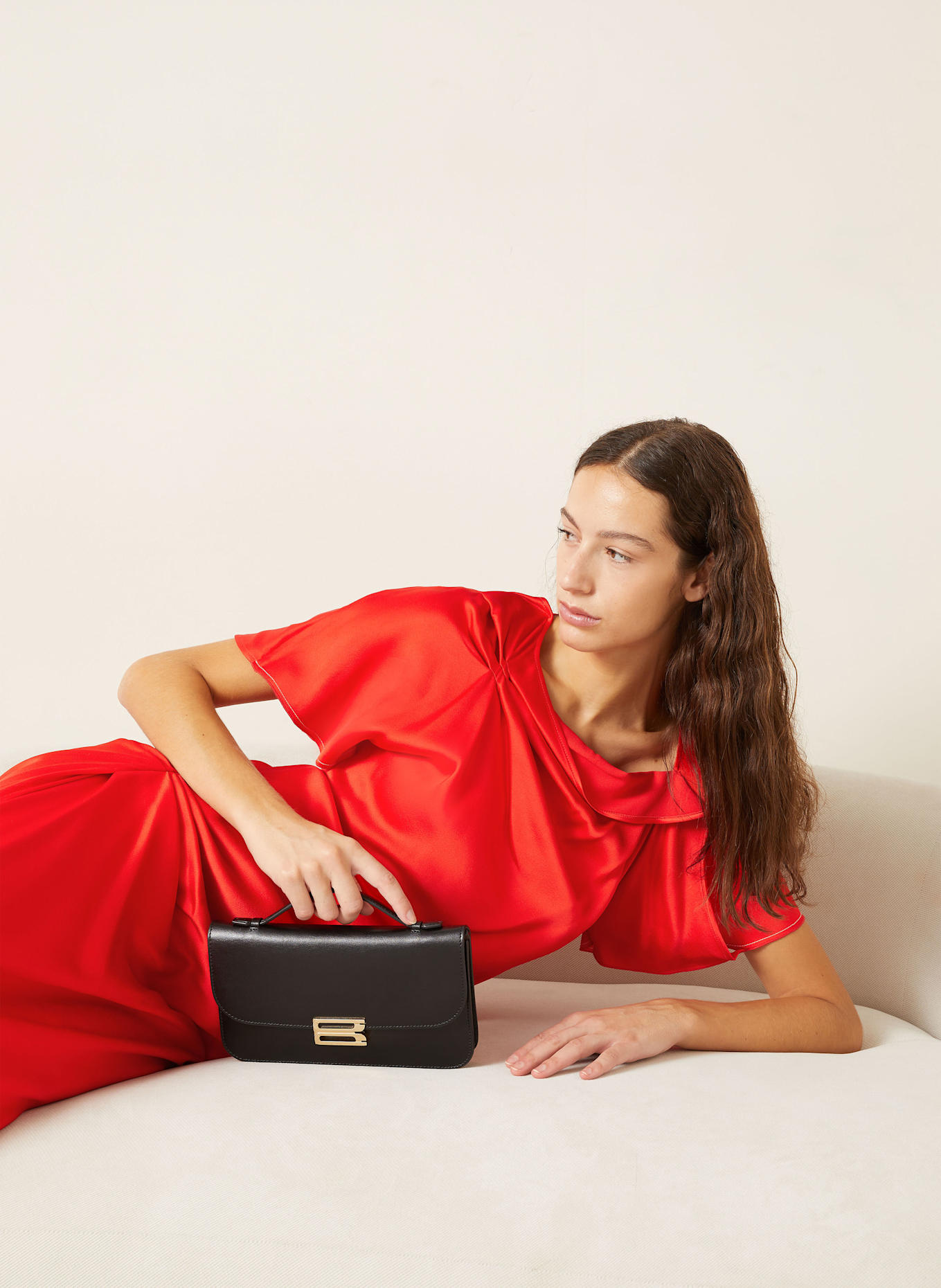 VICTORIA BECKHAM Abendkleid: ROT