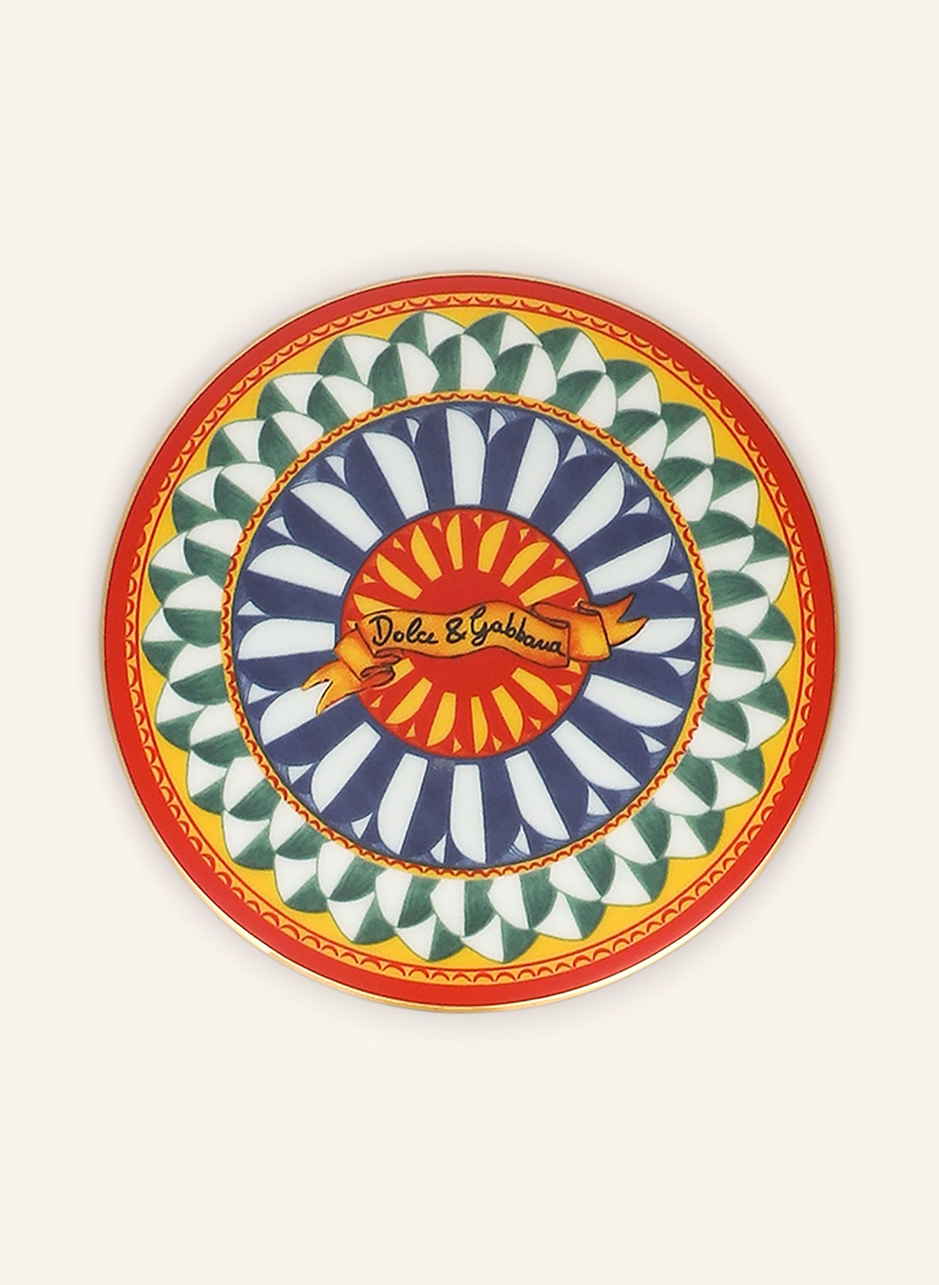 DOLCE & GABBANA CASA Aufbewahrungsdose: ROT / GRÜN / BLAU