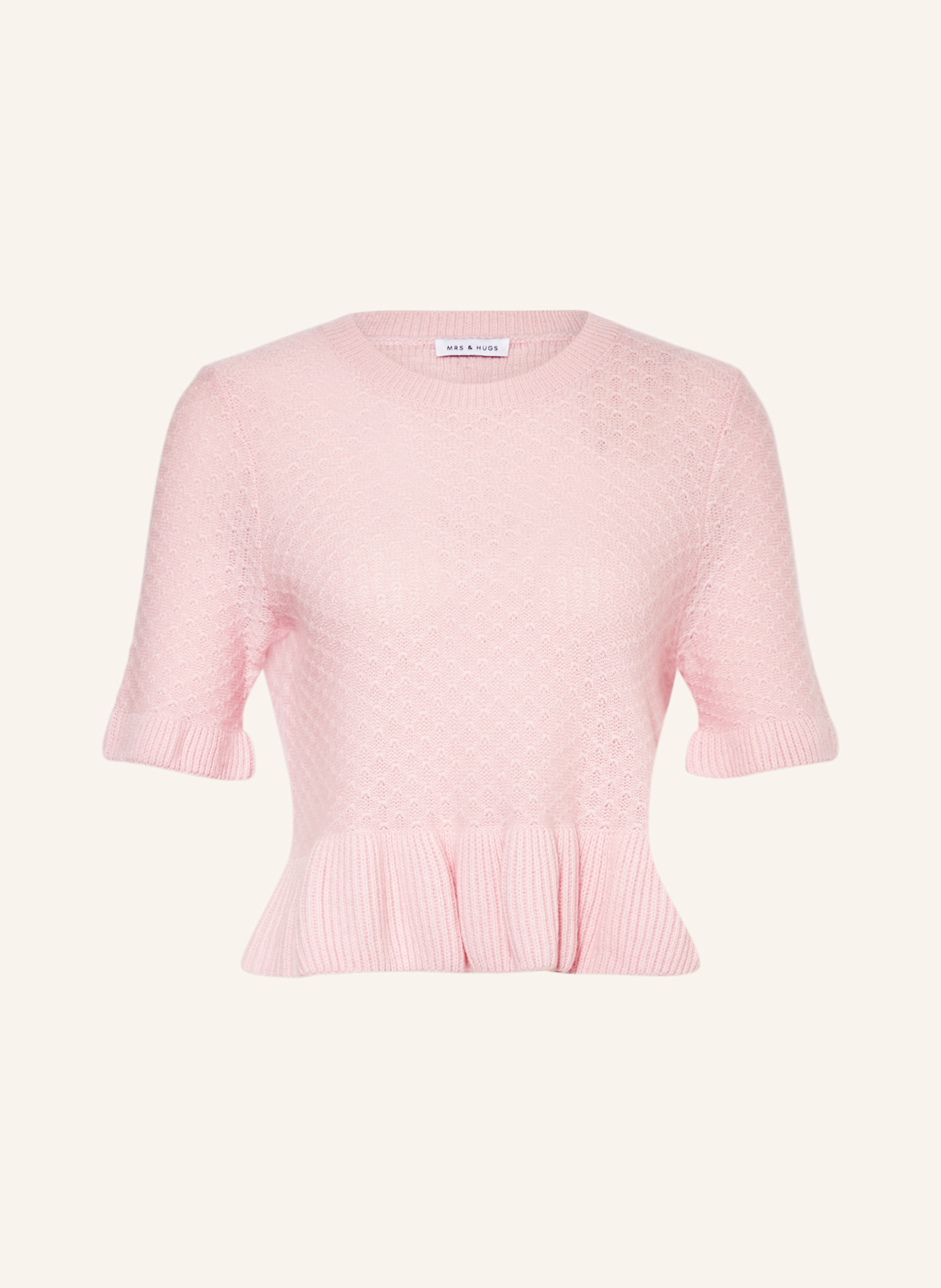 MRS & HUGS Strickshirt mit Cashmere: ROSA