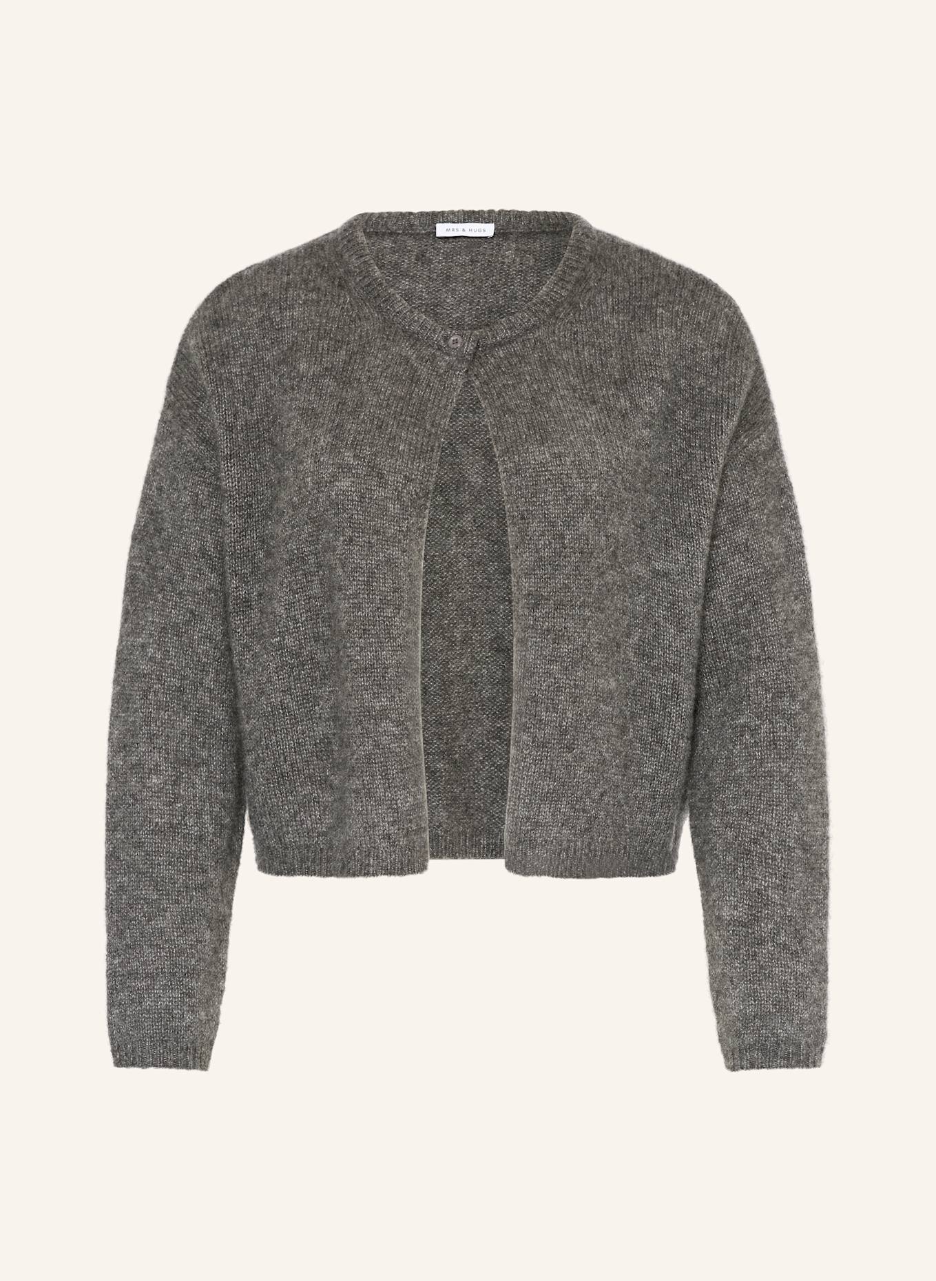 MRS & HUGS Strickjacke aus Cashmere: GRAU