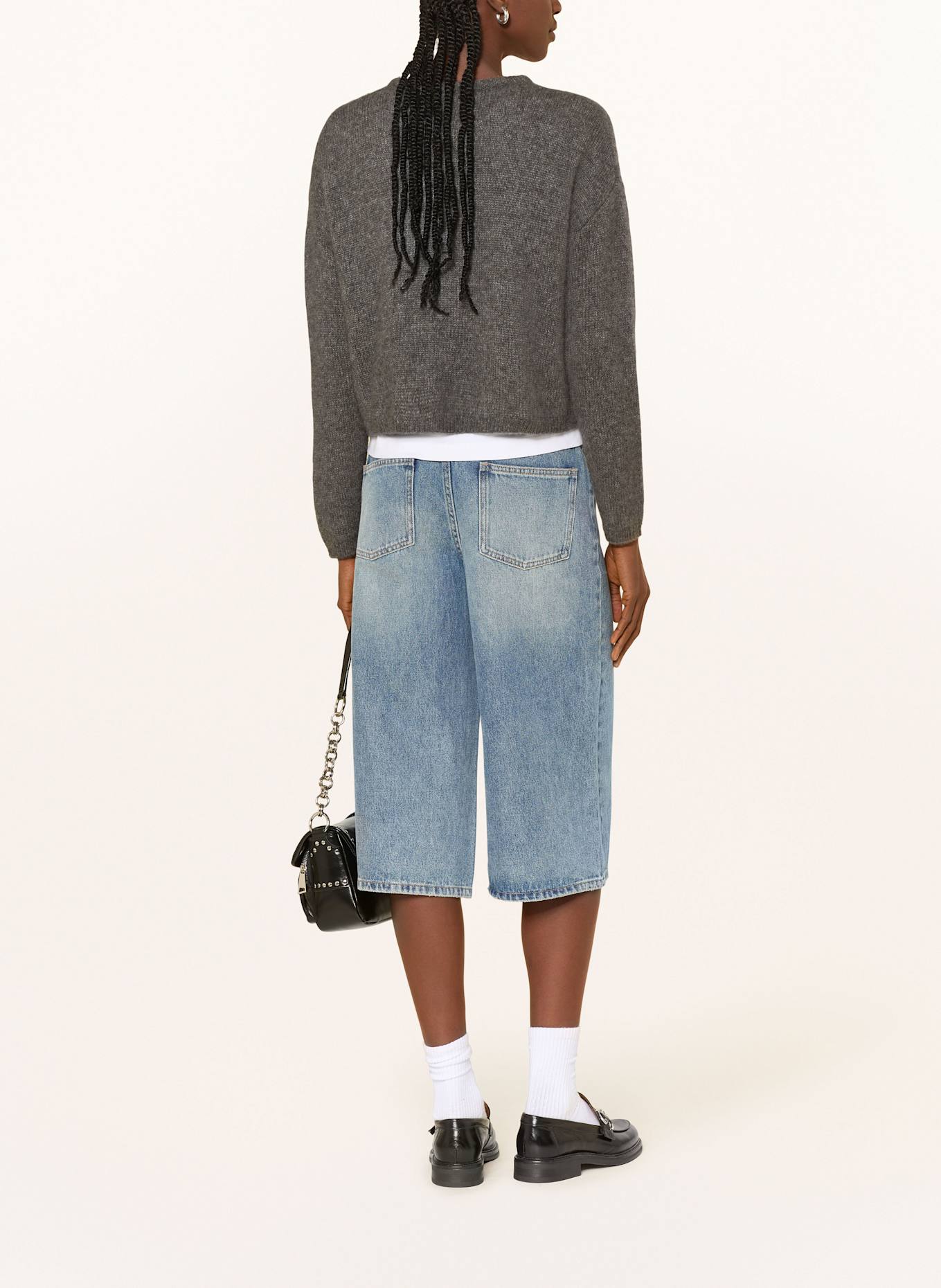 MRS & HUGS Strickjacke aus Cashmere: GRAU