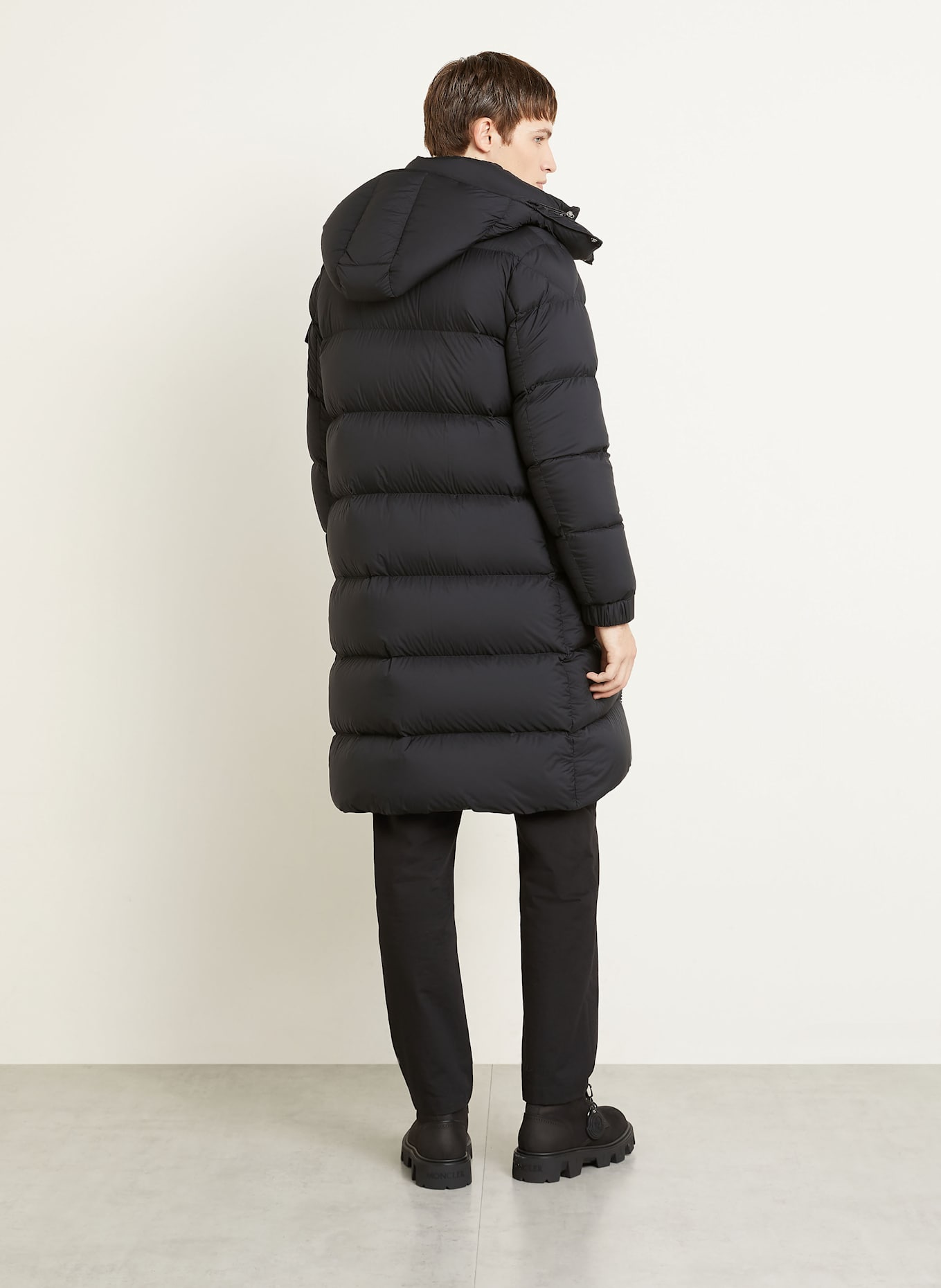 MONCLER Daunenmantel HANOVERIAN: SCHWARZ