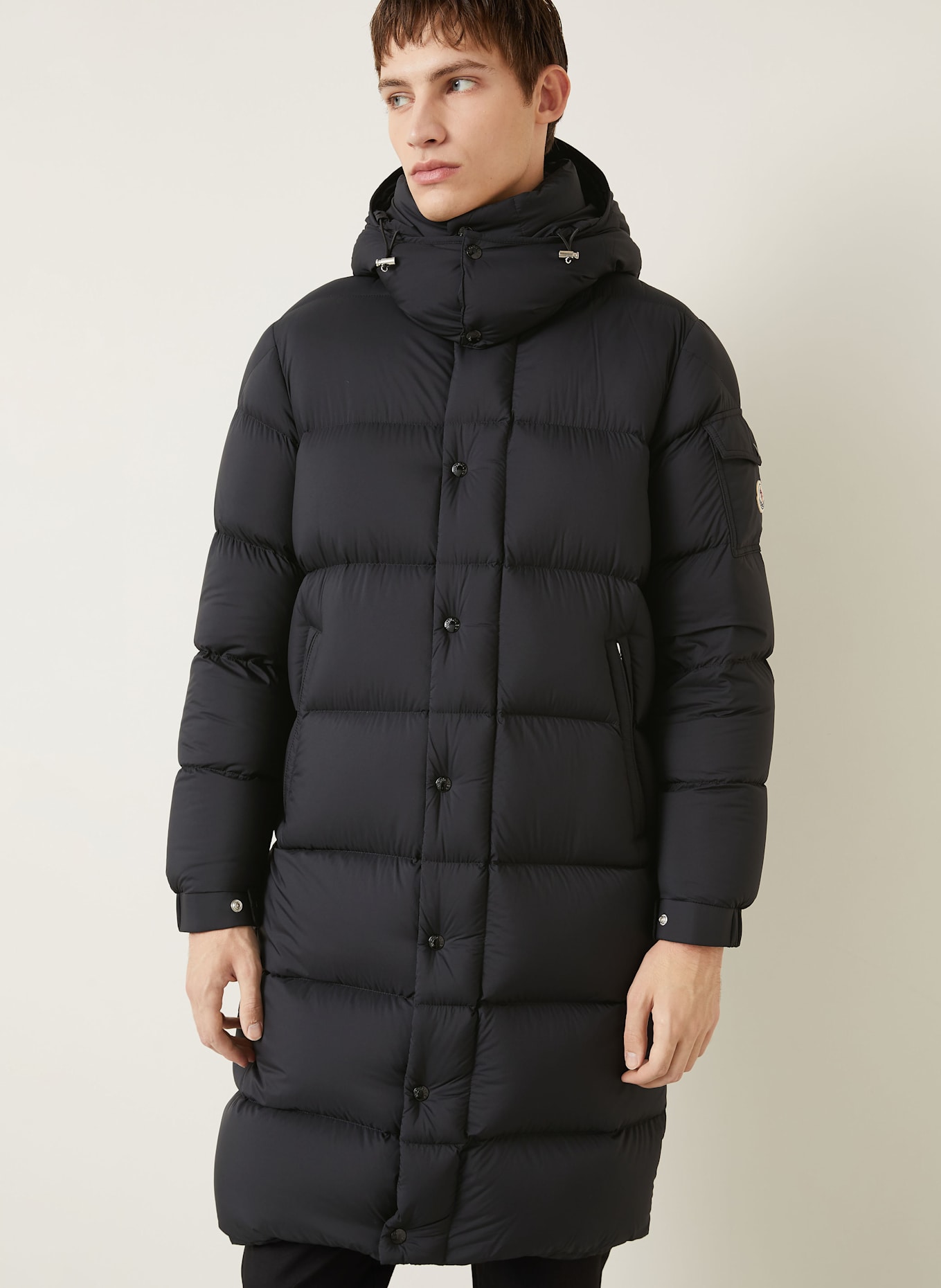 MONCLER Daunenmantel HANOVERIAN: SCHWARZ