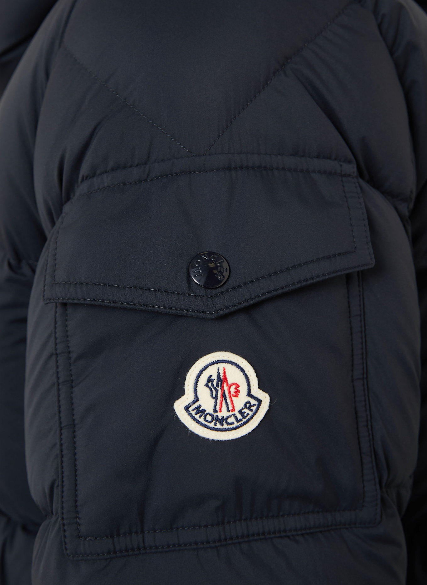 MONCLER Daunenmantel HANOVERIAN: DUNKELBLAU