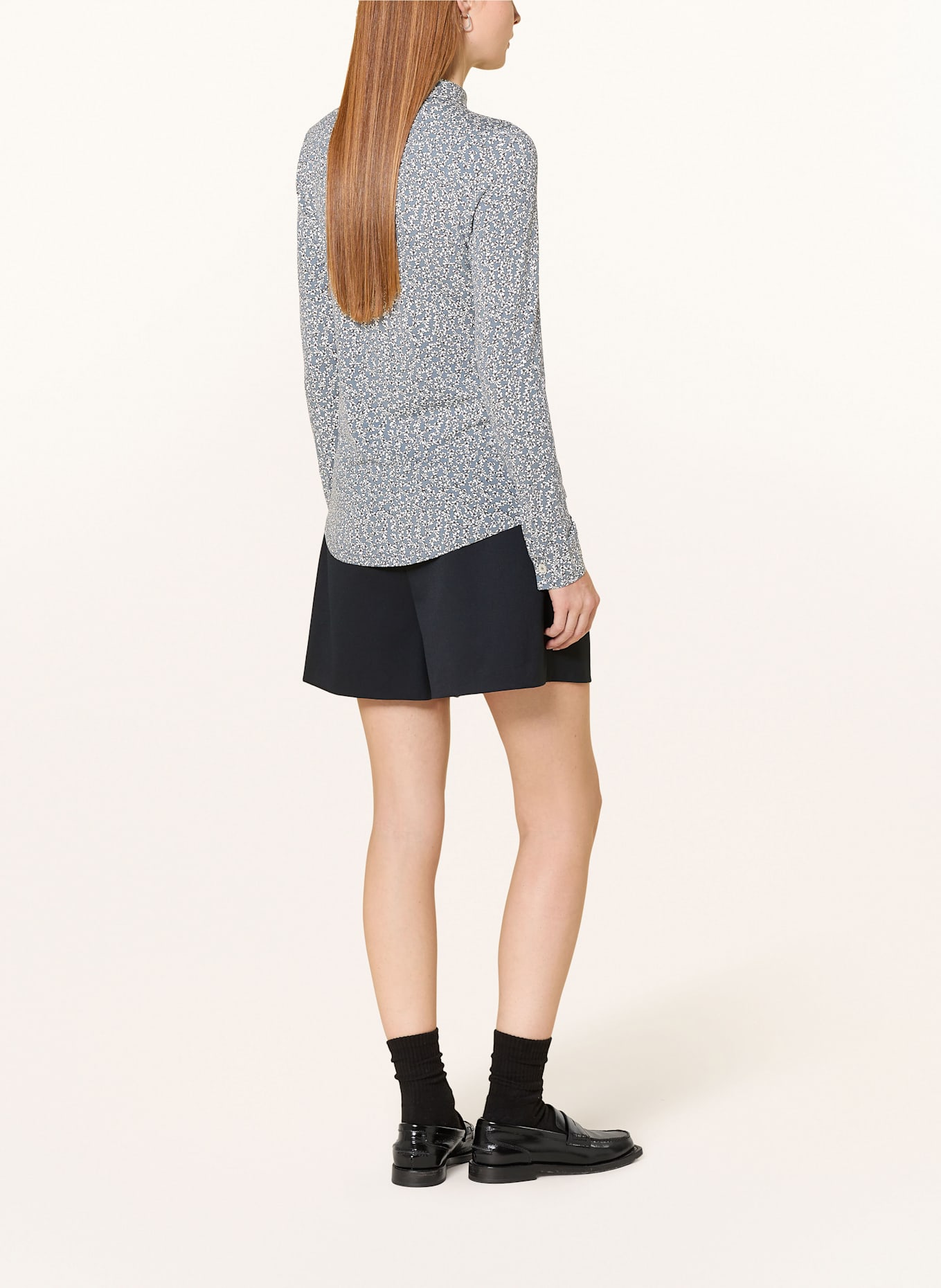 Marc O'Polo Hemdbluse: GRAU / SCHWARZ / WEISS