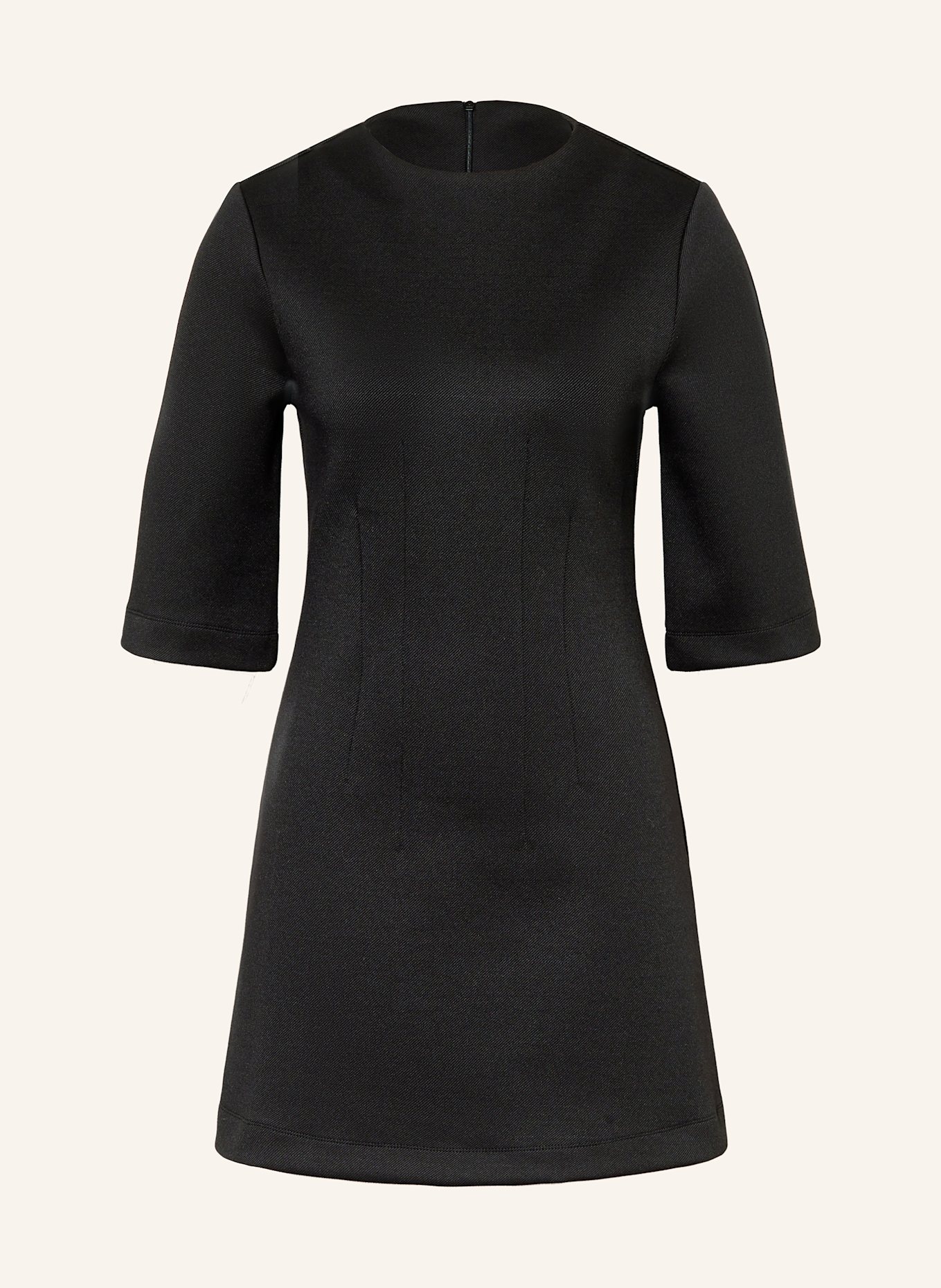 Rich & Royal Kleid mit 3/4-Arm: SCHWARZ