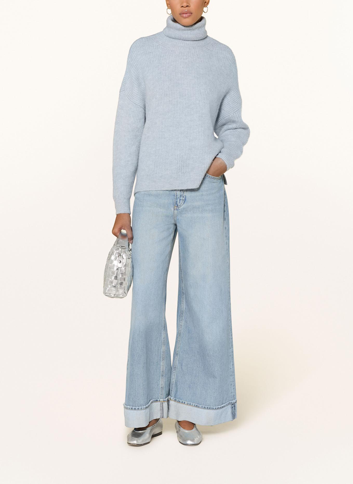 Rich & Royal Rollkragenpullover: HELLBLAU