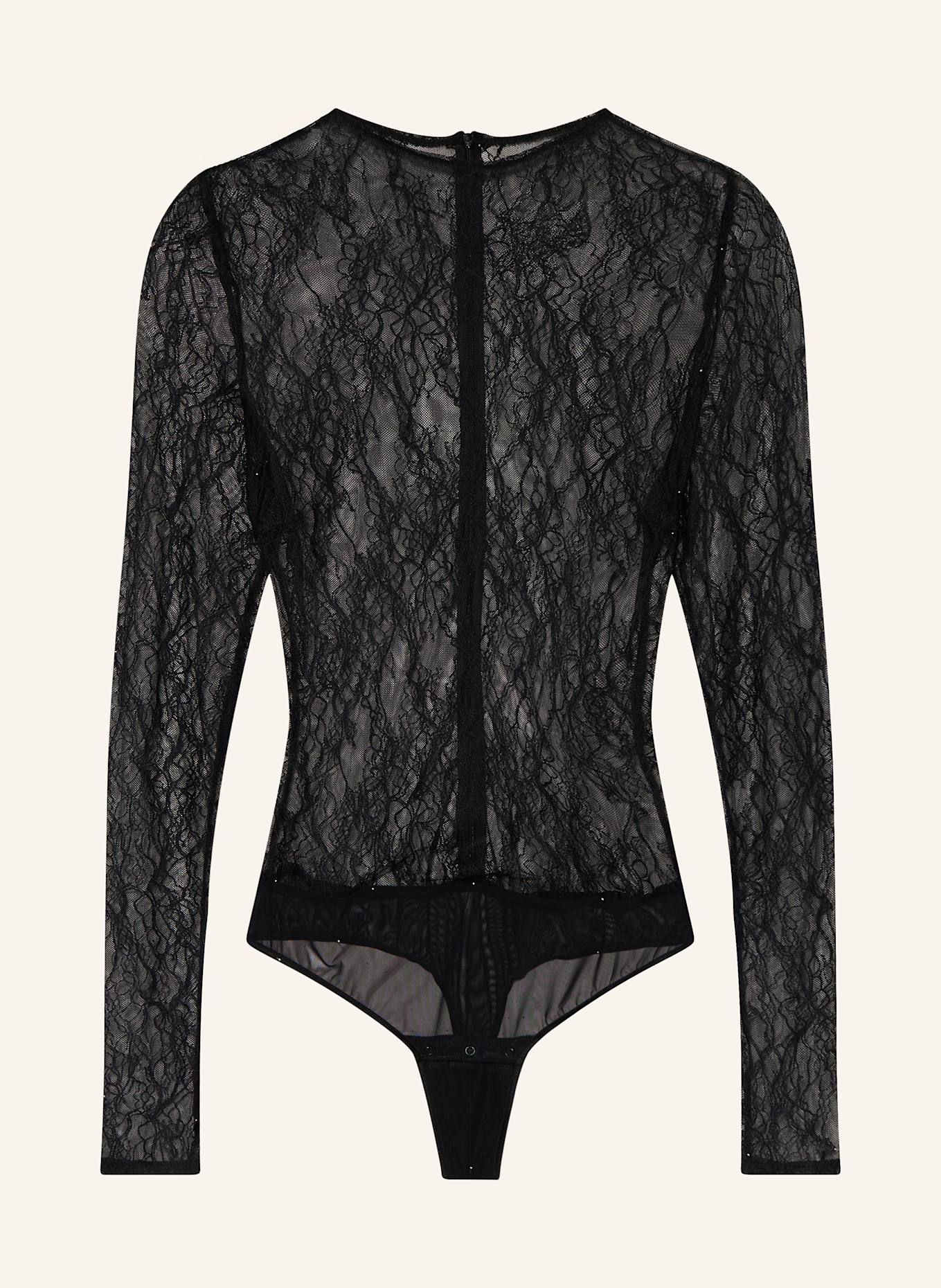 UNDRESS CODE Spitzenbody ELECTRIC: SCHWARZ