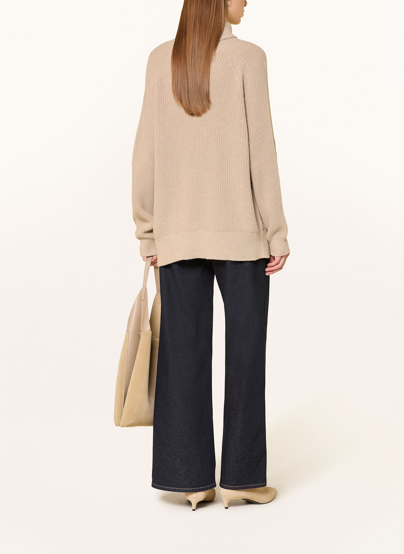 Rich & Royal Rollkragenpullover: BEIGE