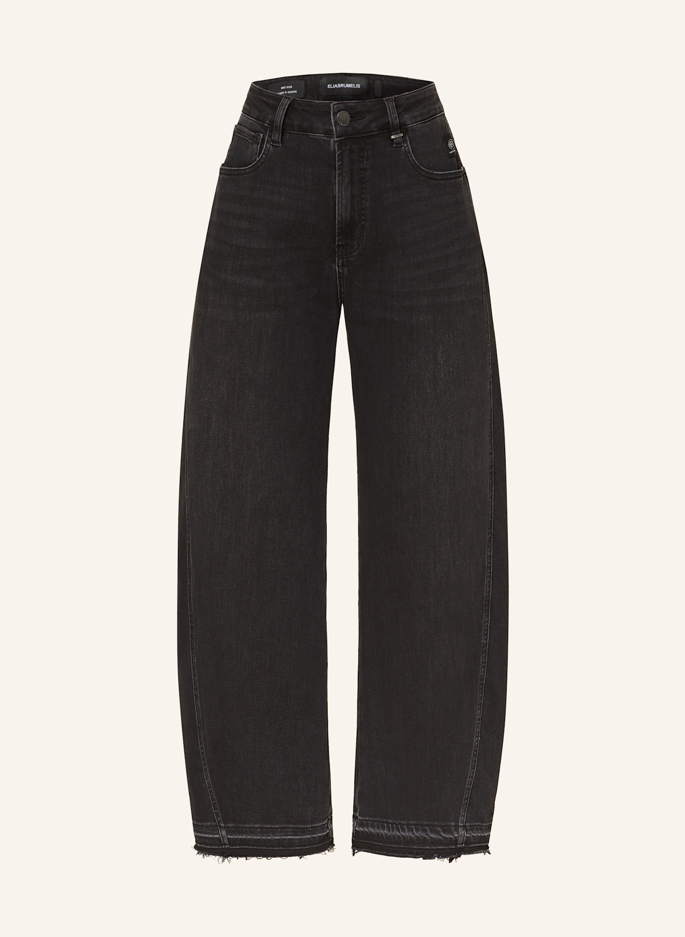 ELIAS RUMELIS Barrel Jeans NORALIE: 1347 dirty black