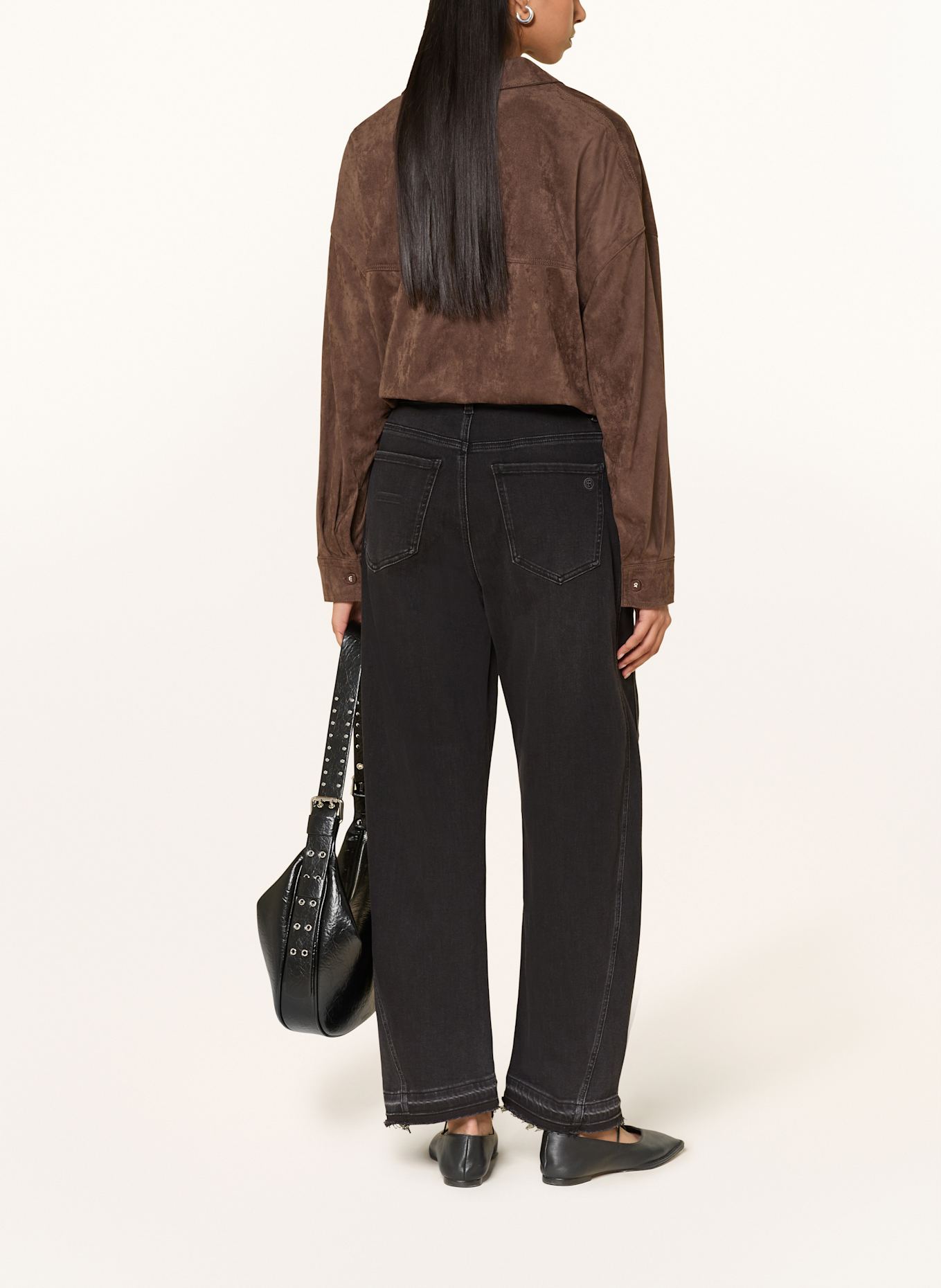 ELIAS RUMELIS Barrel Jeans NORALIE: 1347 dirty black