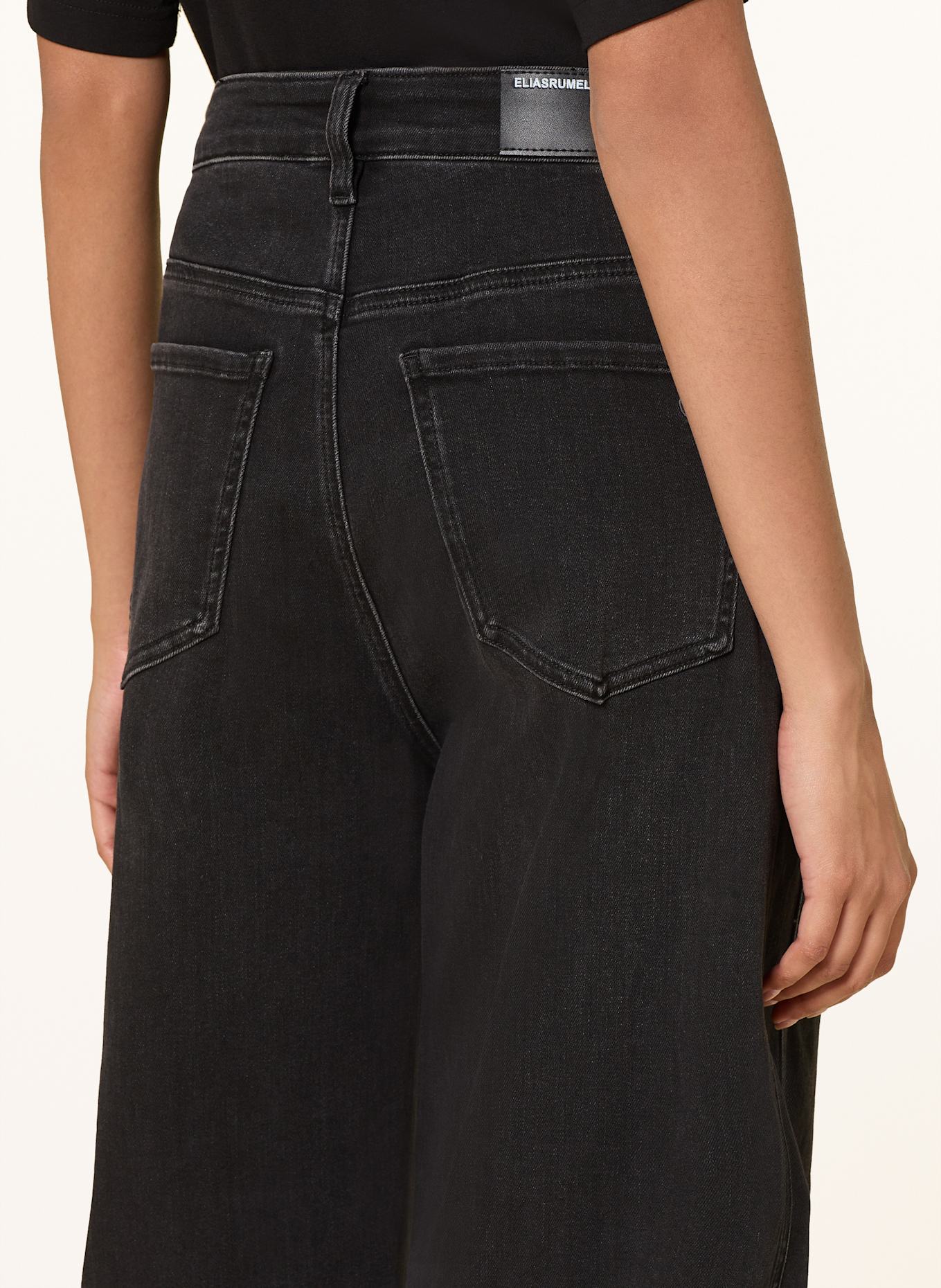 ELIAS RUMELIS Barrel Jeans NORALIE: 1347 dirty black