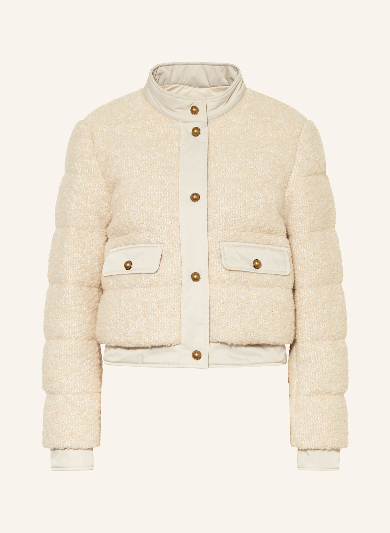 MONCLER Daunenblouson: ECRU