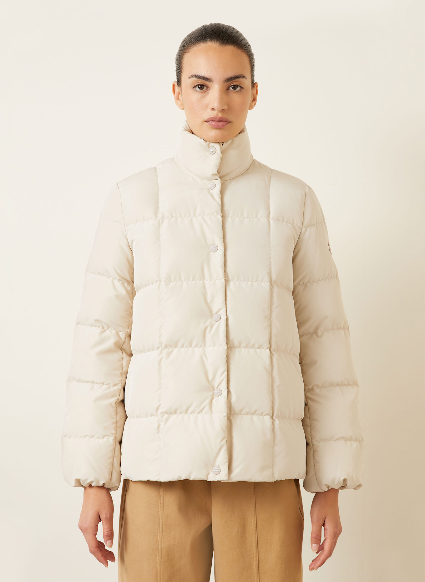 MONCLER Daunenjacke COCHEVINNE: CREME