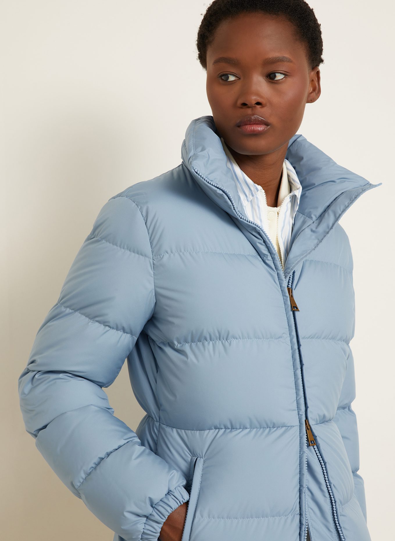 MONCLER Daunenjacke DOURBE: HELLBLAU