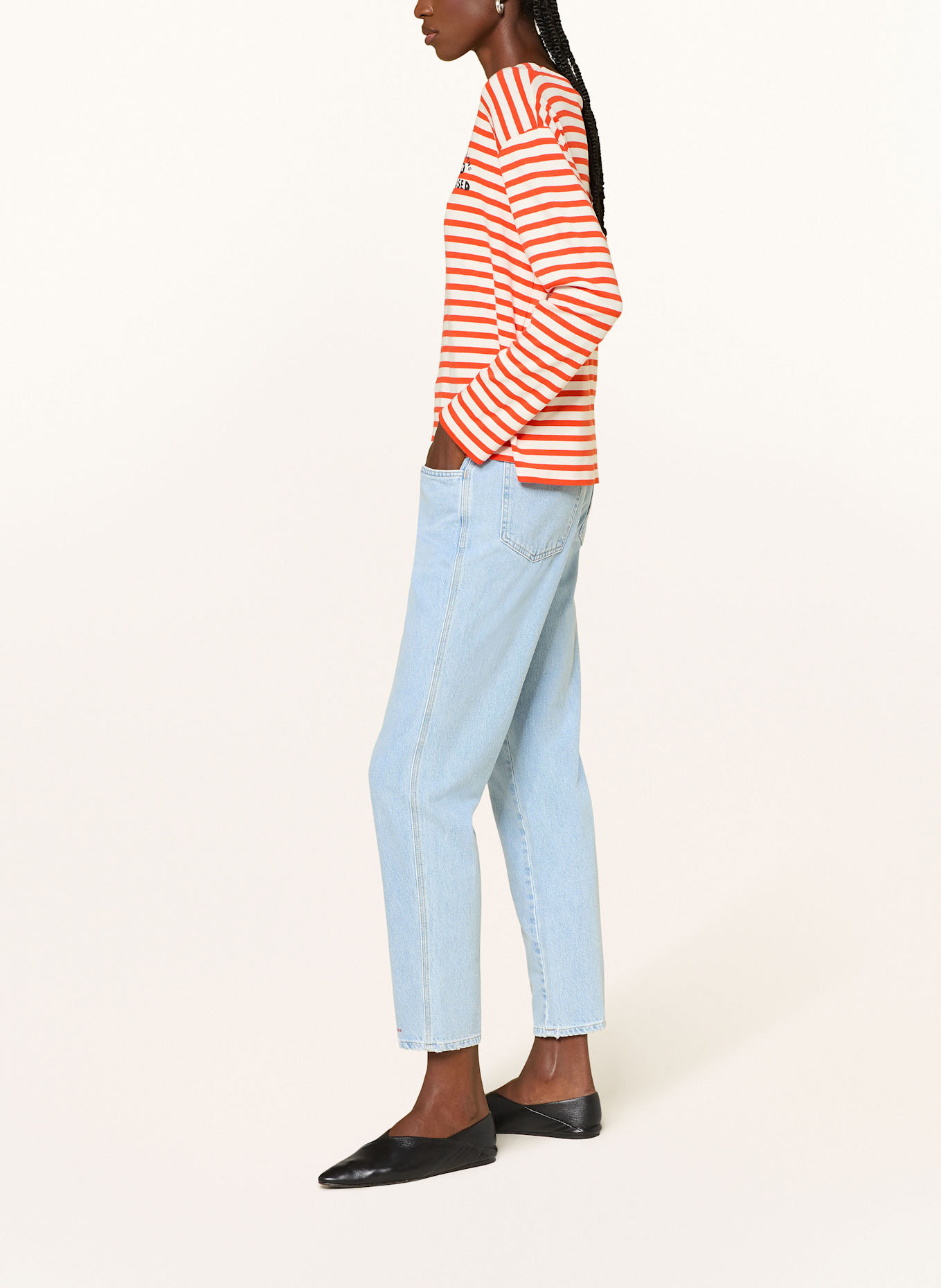 CLOSED Slim fit jeans PEDAL PUSHER: MBL MID BLUE