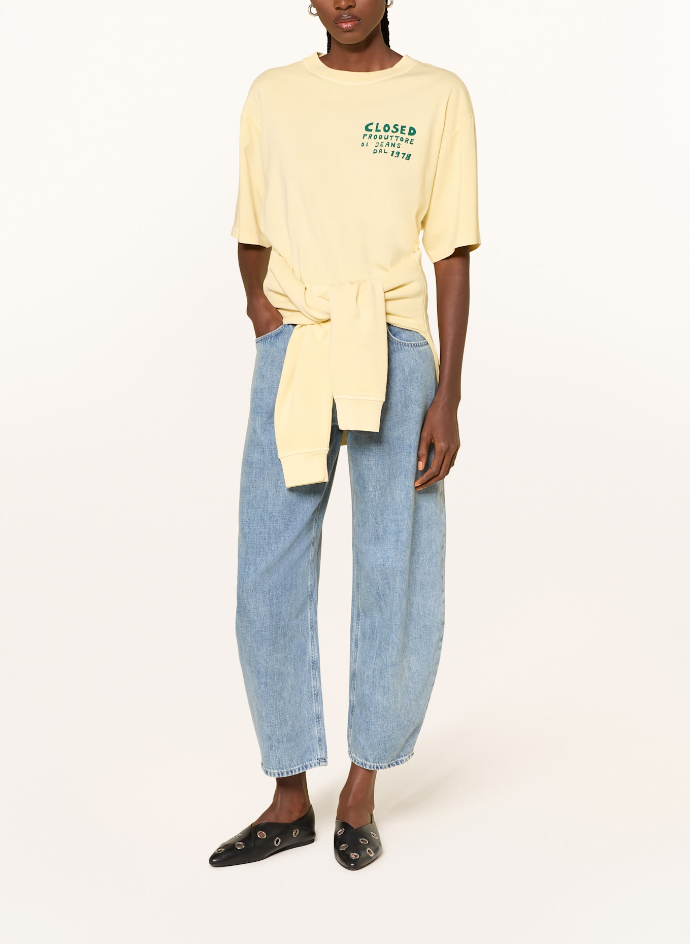 CLOSED Barrel džíny JAZZIE: LBL Light Blue