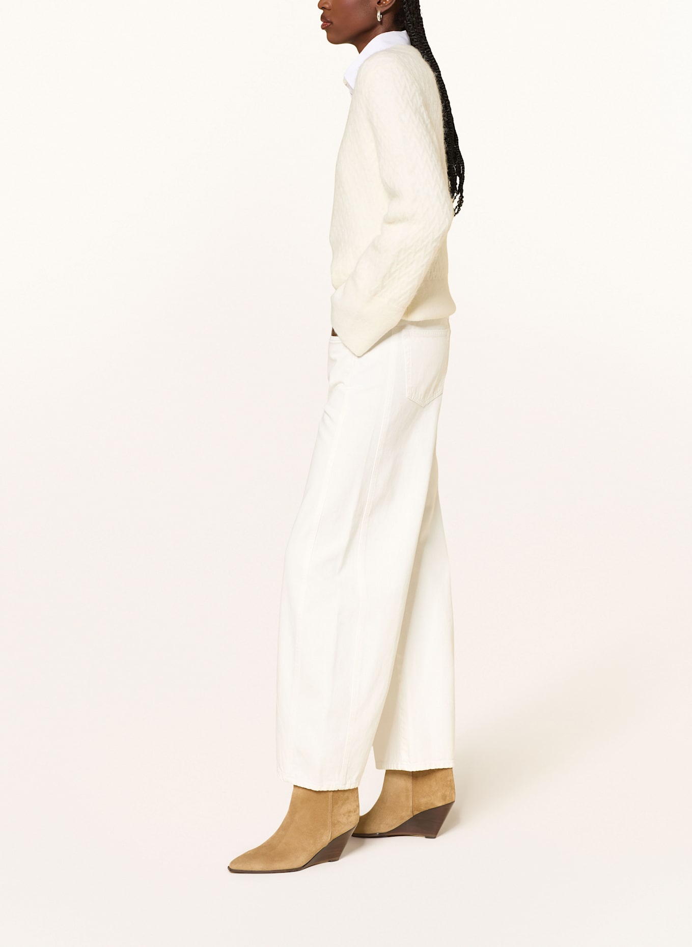 CLOSED Barrel Jeans TORI-X: 201 ECRU