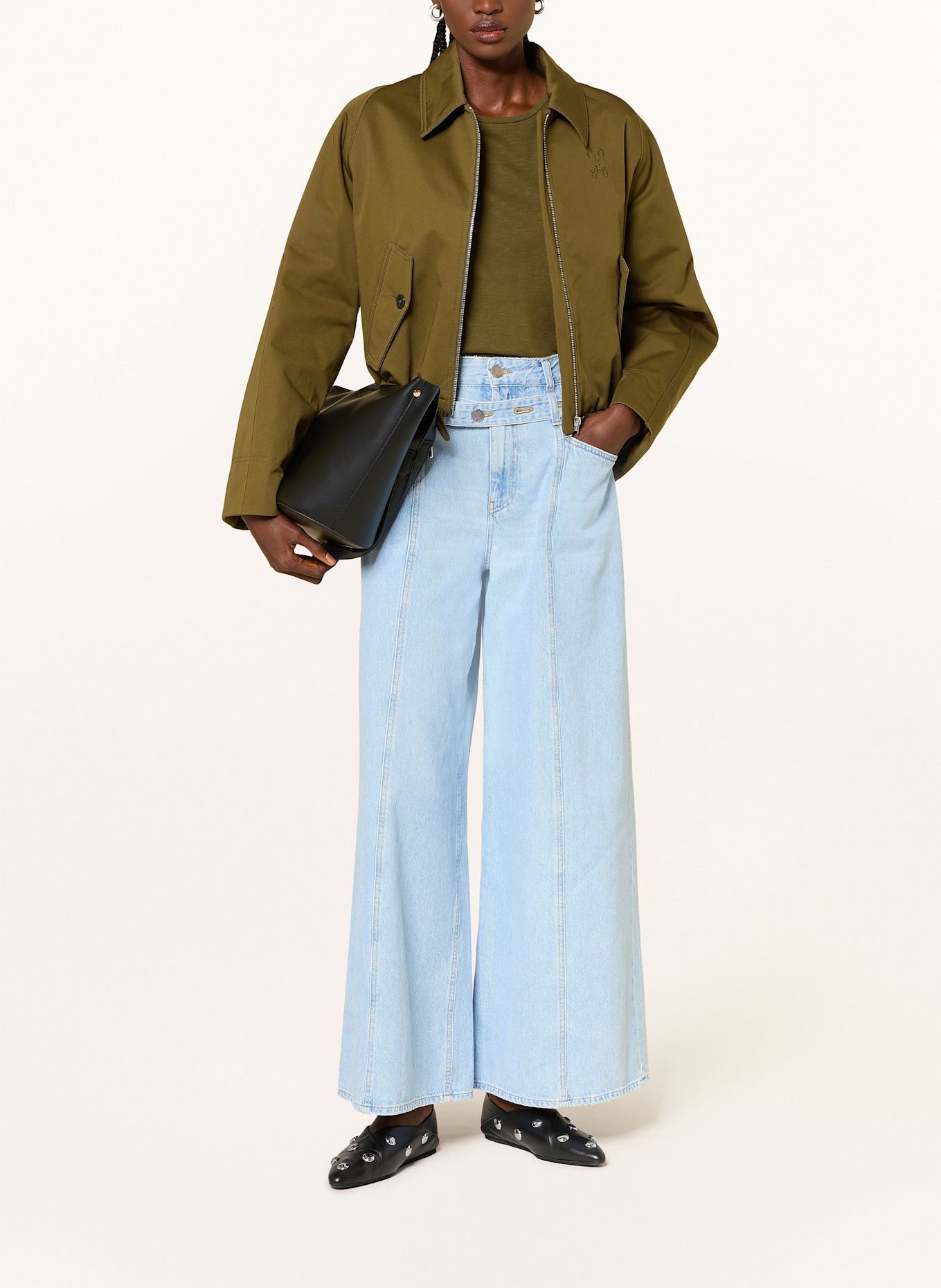 CLOSED Wide Leg Jeans ZOYA-X: LBL Light Blue