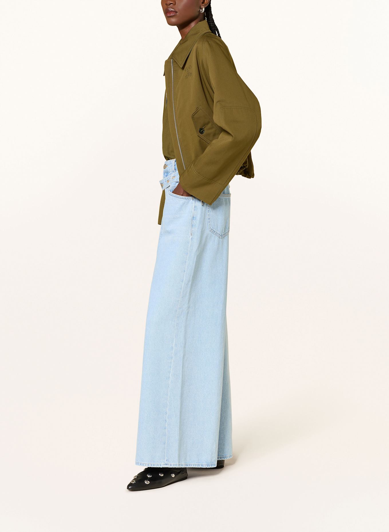 CLOSED Wide Leg Jeans ZOYA-X: LBL Light Blue