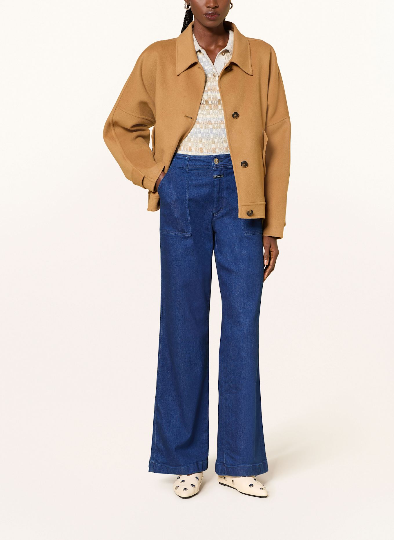 CLOSED Flared Jeans ARIA: MBL MID BLUE