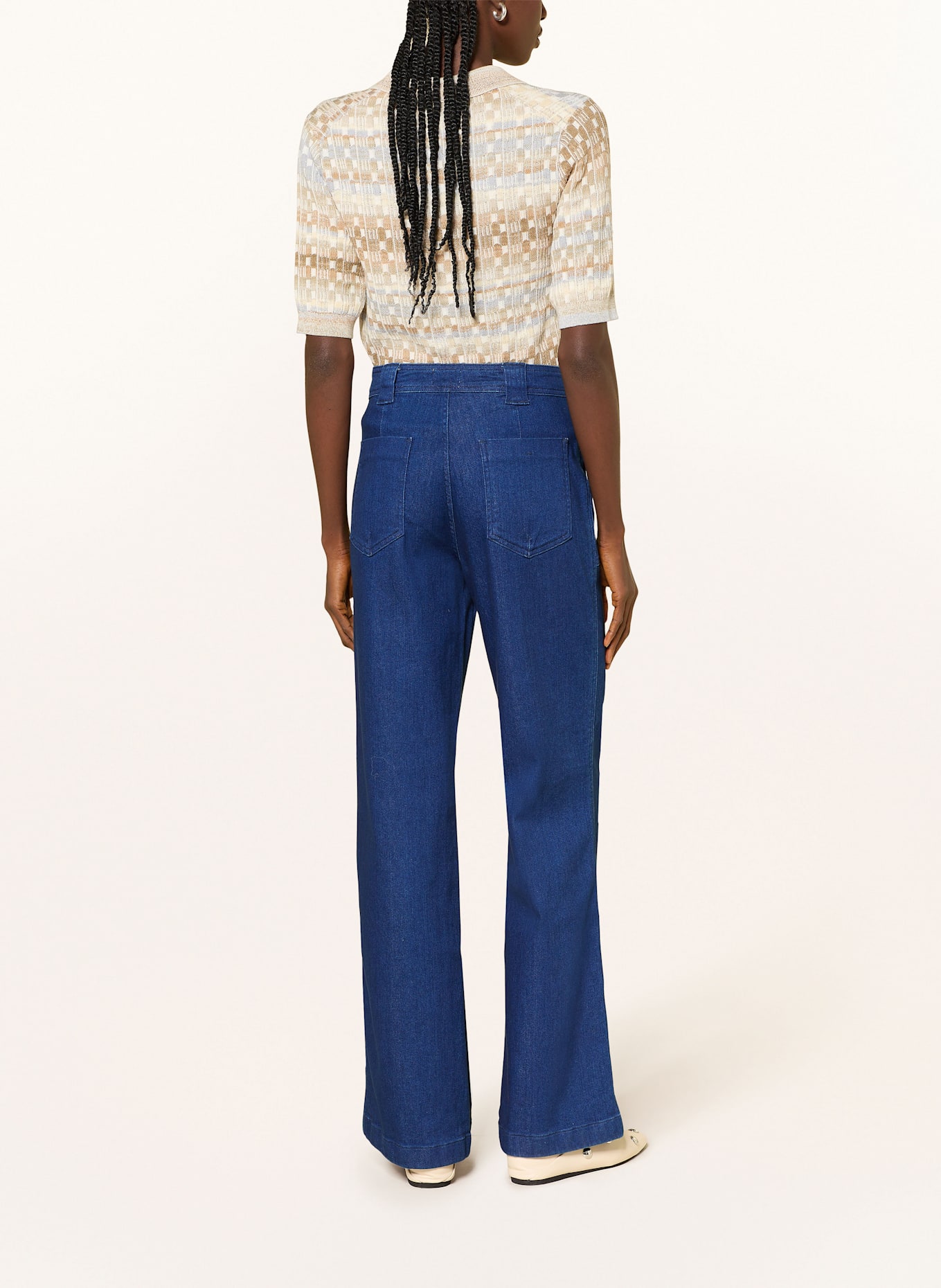 CLOSED Flared Jeans ARIA: MBL MID BLUE