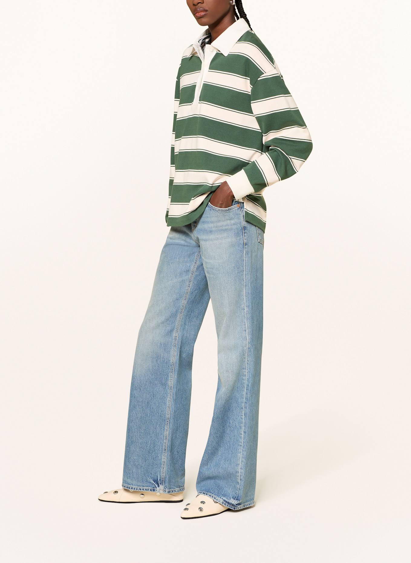 CLOSED Wide leg jeans GILLAN: MBL MID BLUE