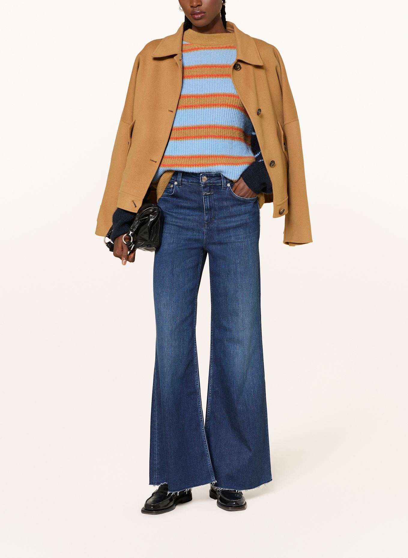 CLOSED Wide Leg Jeans GLOW UP: DBL DARK BLUE