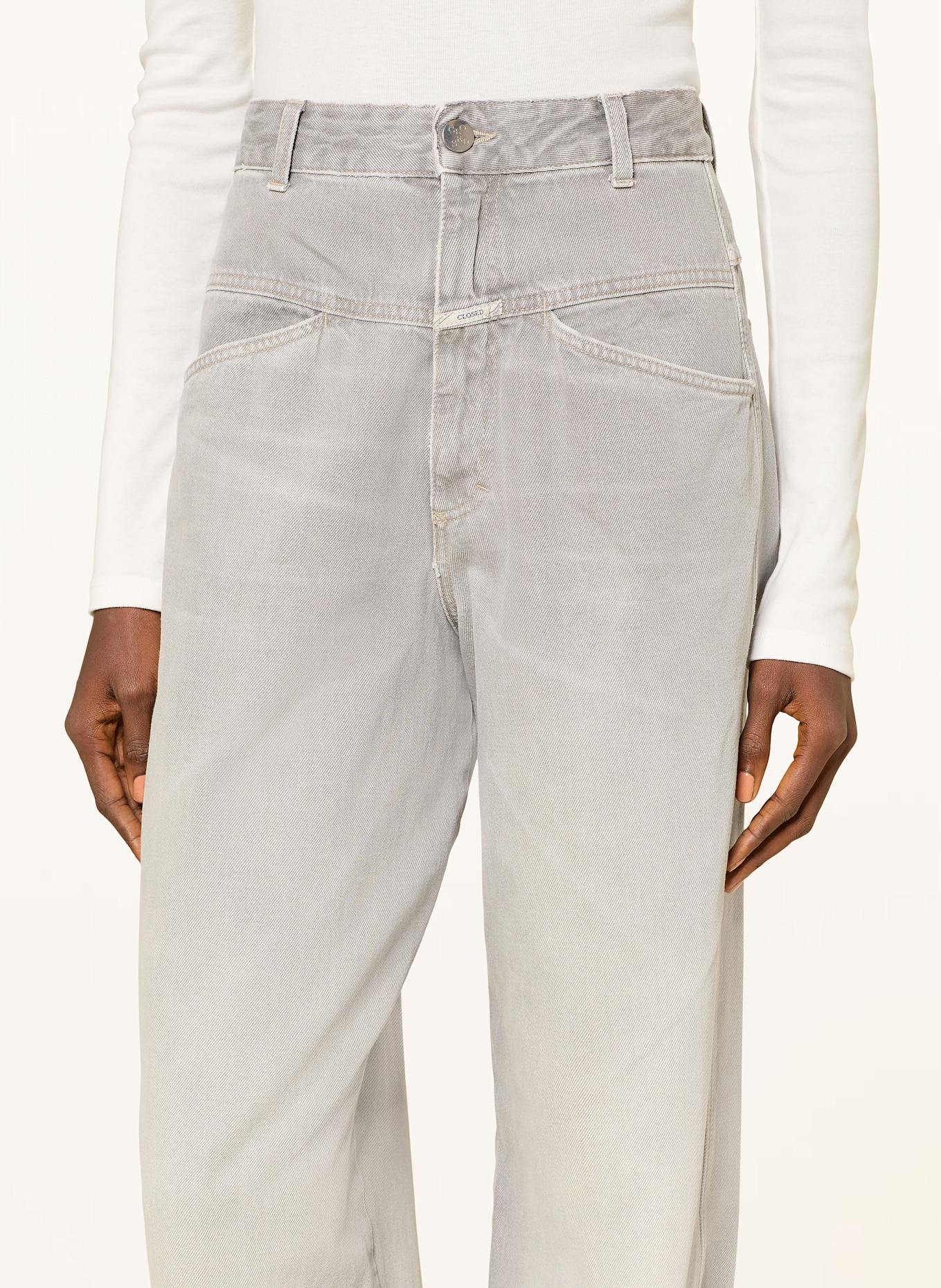CLOSED Jean à jambes larges DENI-X: 152 Rock grey