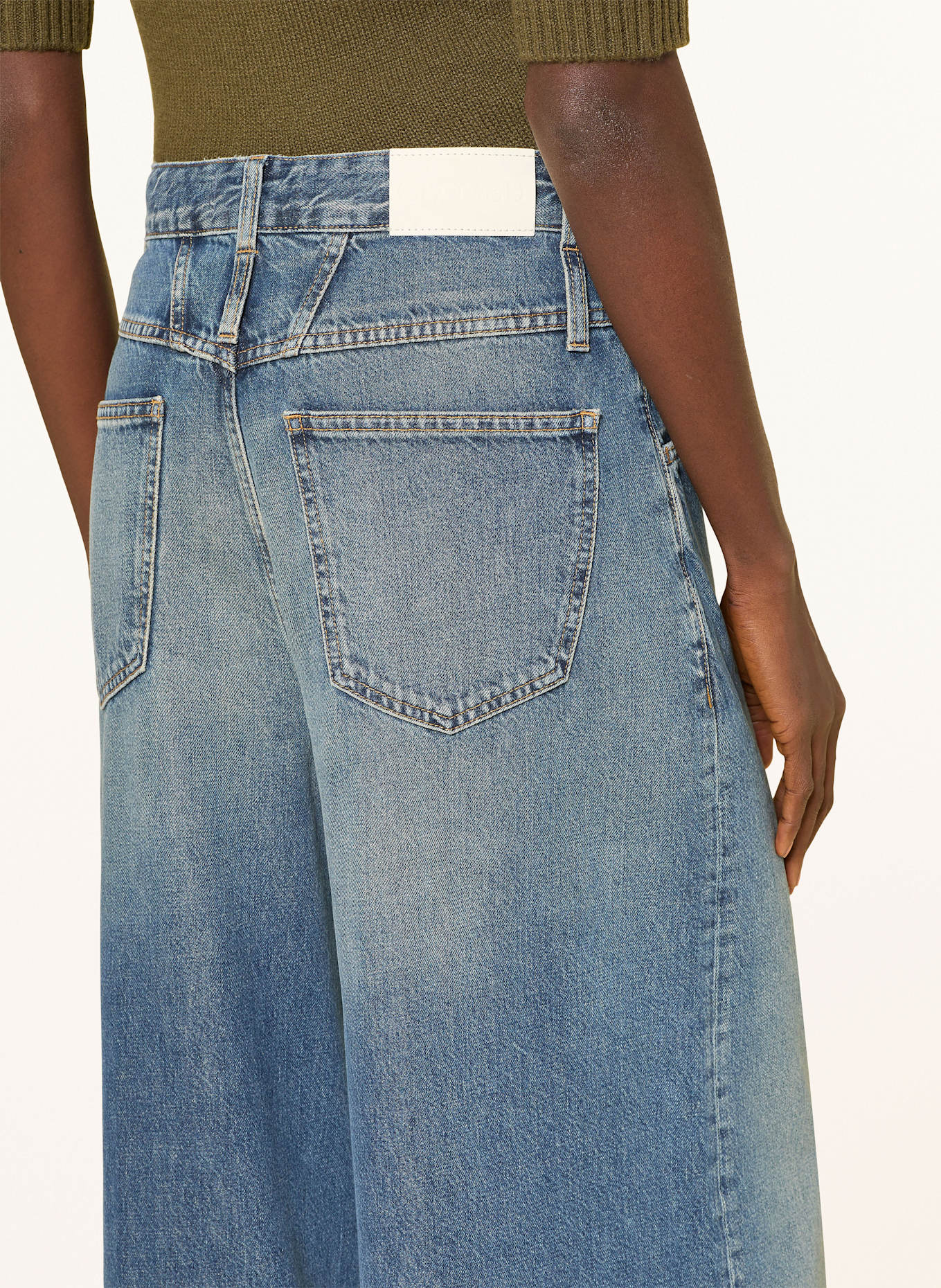 CLOSED Wide Leg Jeans ZOYA-X: DBL DARK BLUE