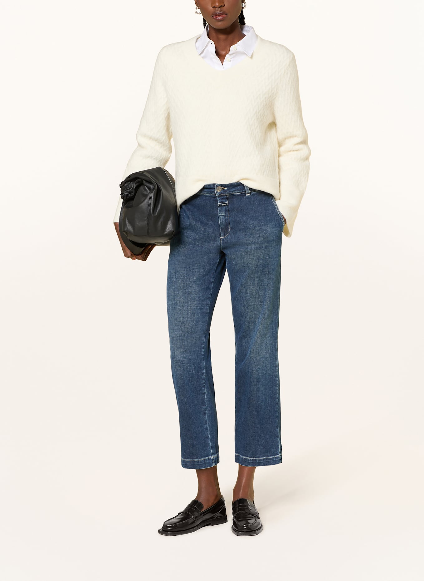 CLOSED Straight džíny SERANDON: DBL DARK BLUE