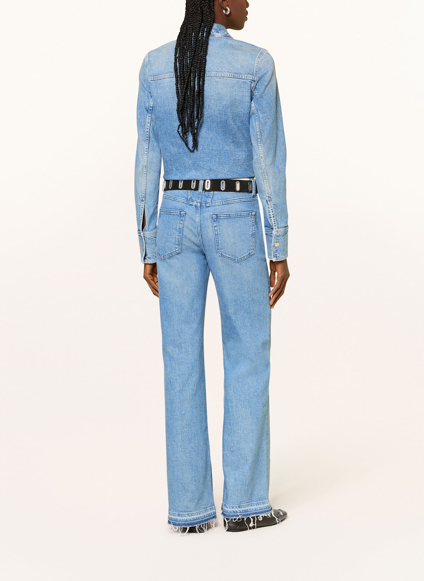 CLOSED Wide Leg Jeans GILLAN: MBL MID BLUE