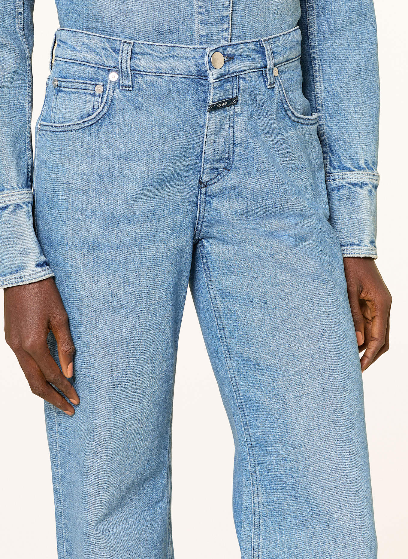 CLOSED Wide Leg Jeans GILLAN: MBL MID BLUE