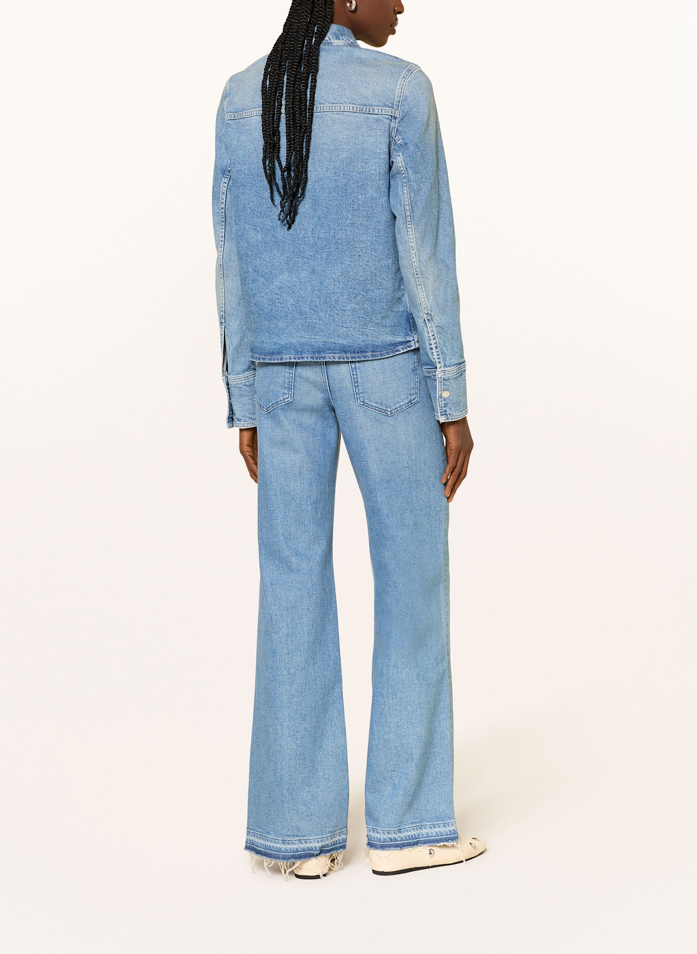 CLOSED Jeansbluse: HELLBLAU