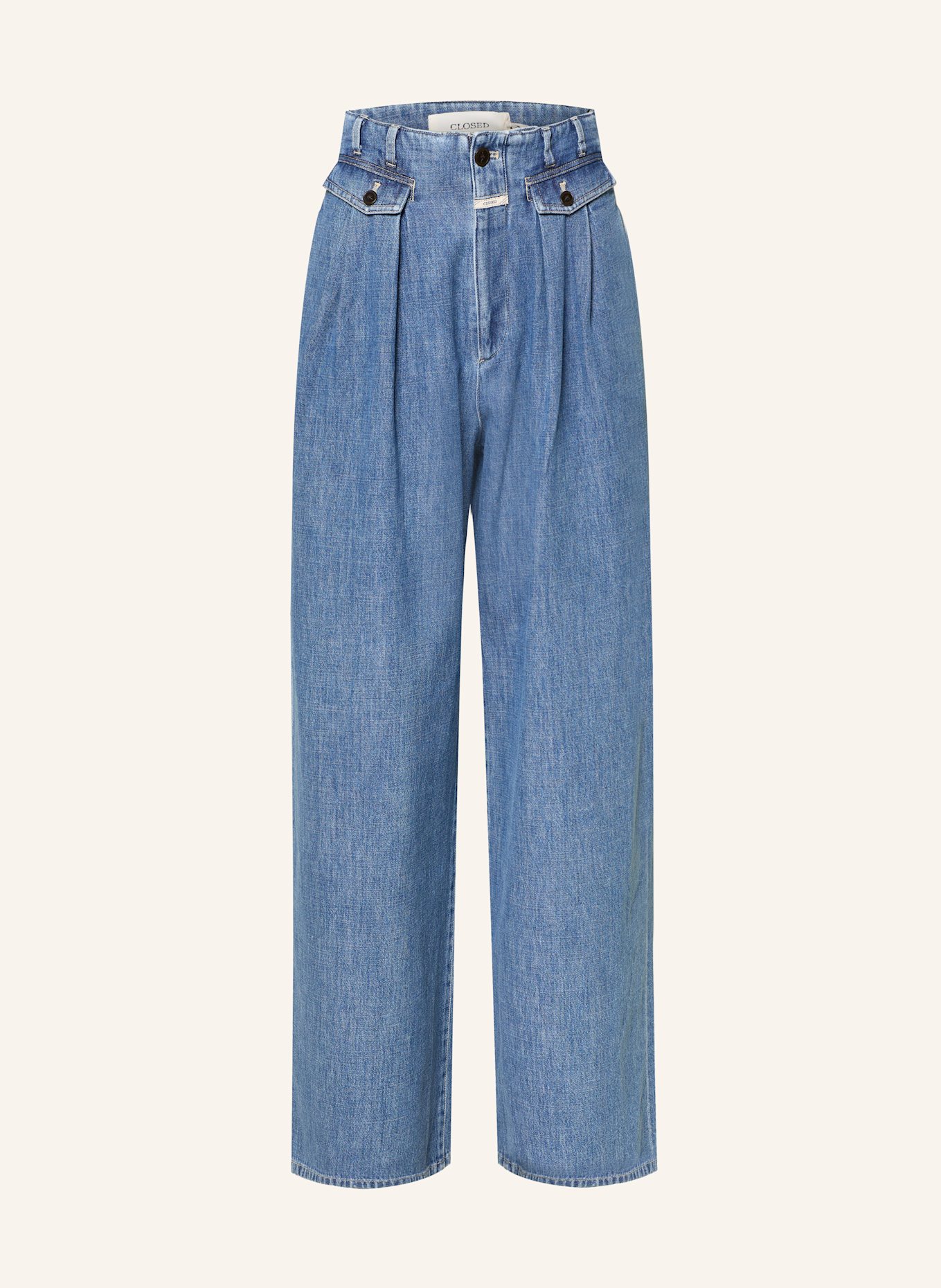 CLOSED Wide Leg Jeans WENDA: LBL Light Blue