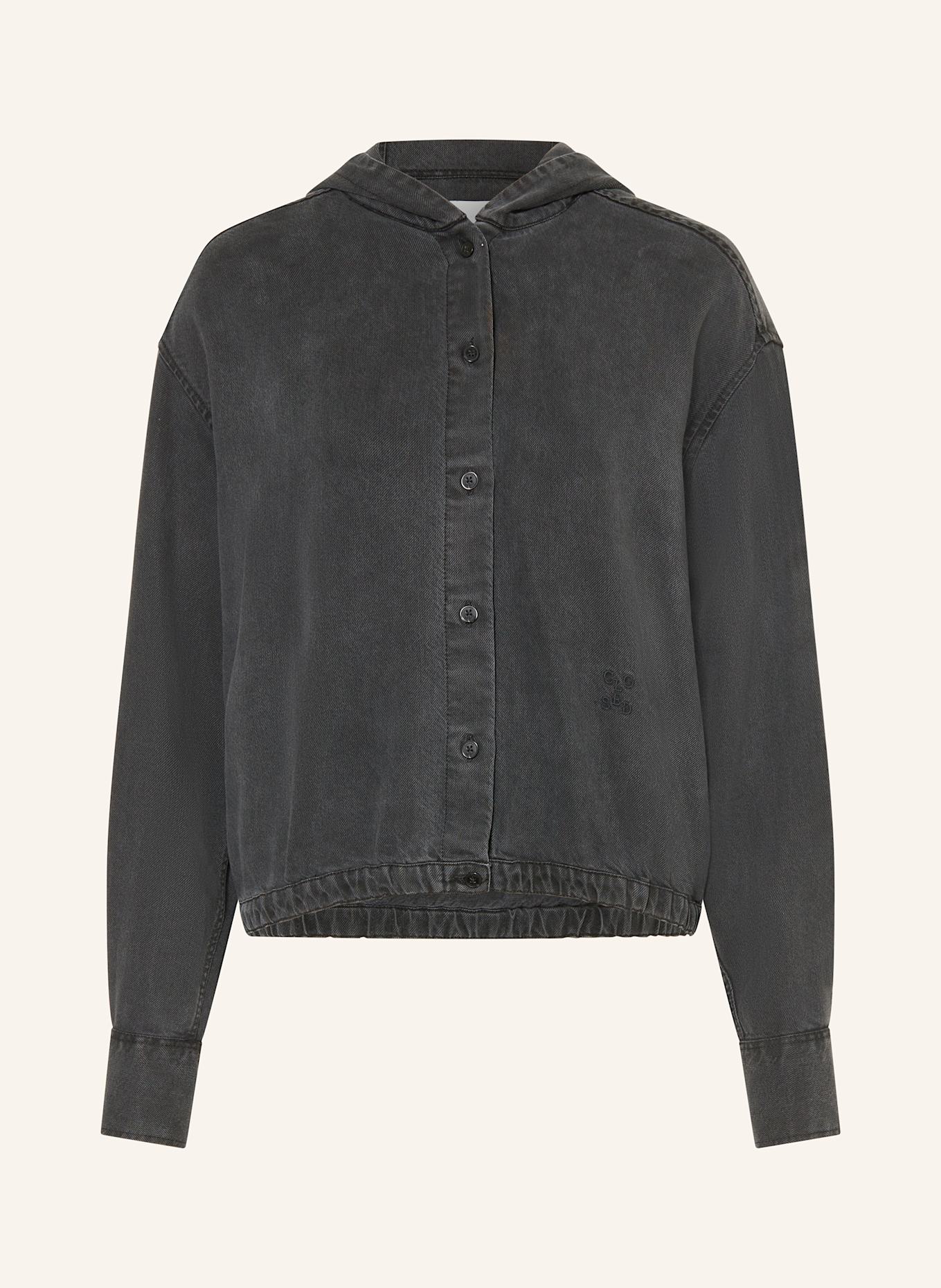 CLOSED Bluzon jeansowy: CZARNY